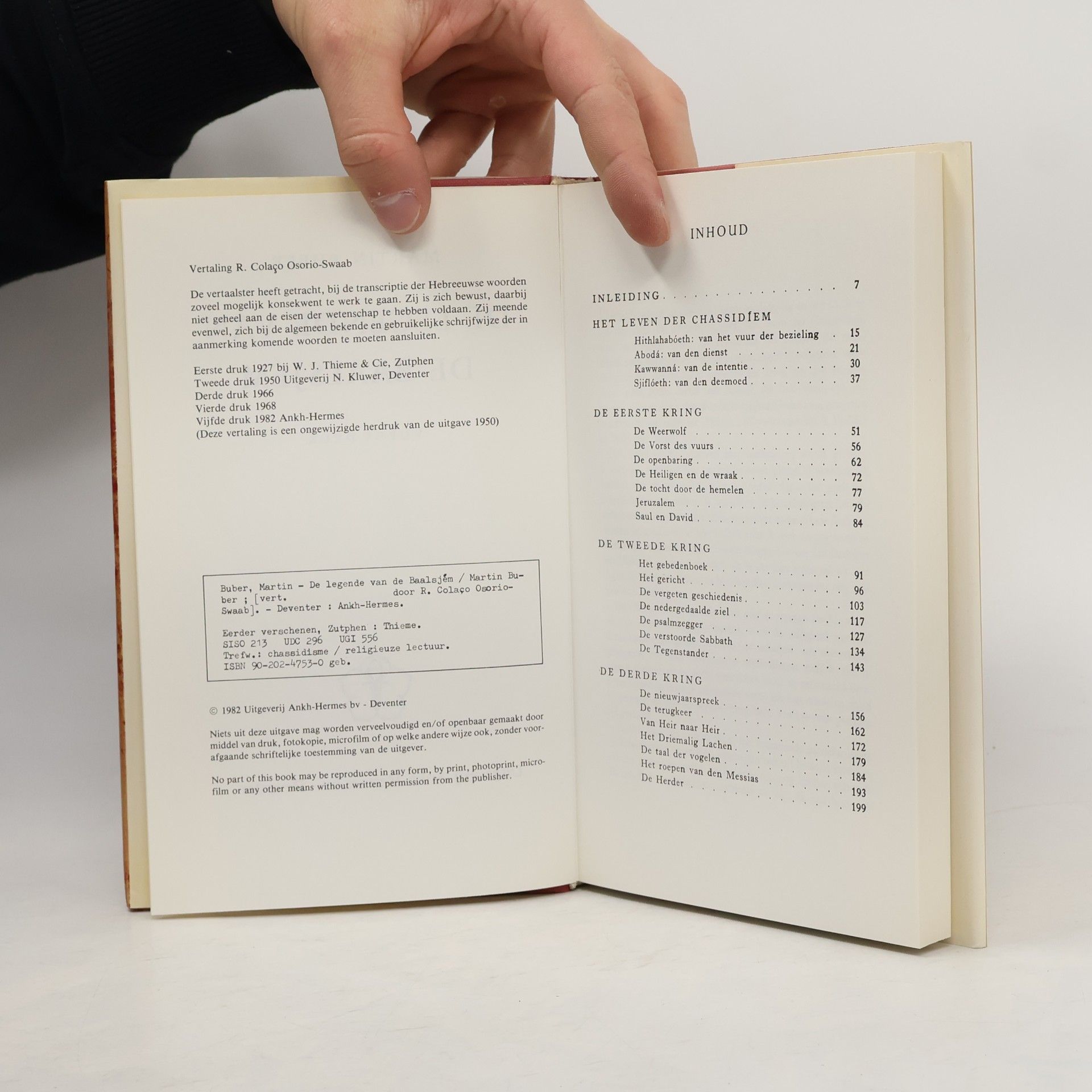 Martin Buber De legende van de Baalsjem