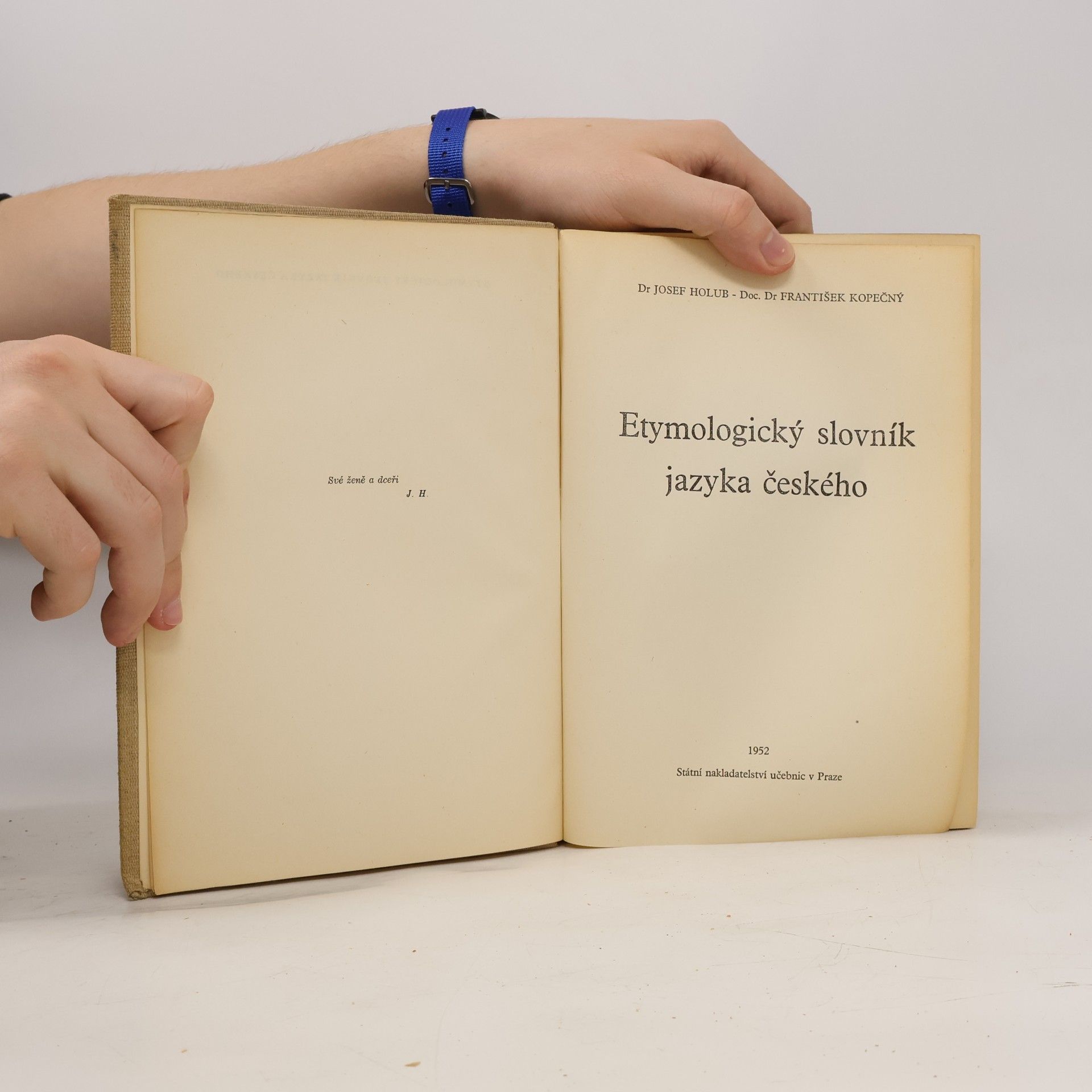 Josef Holub Etymologický slovník jazyka českého