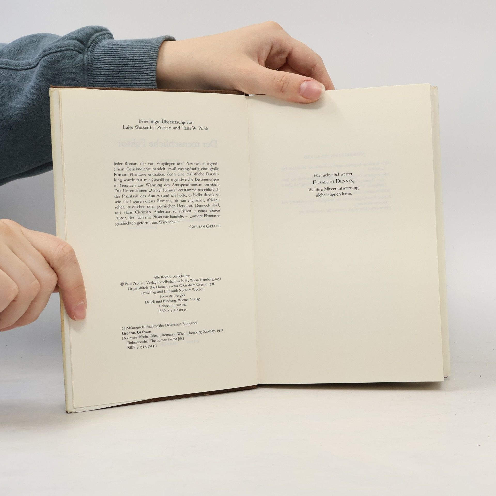 Graham Greene Der menschliche Faktor
