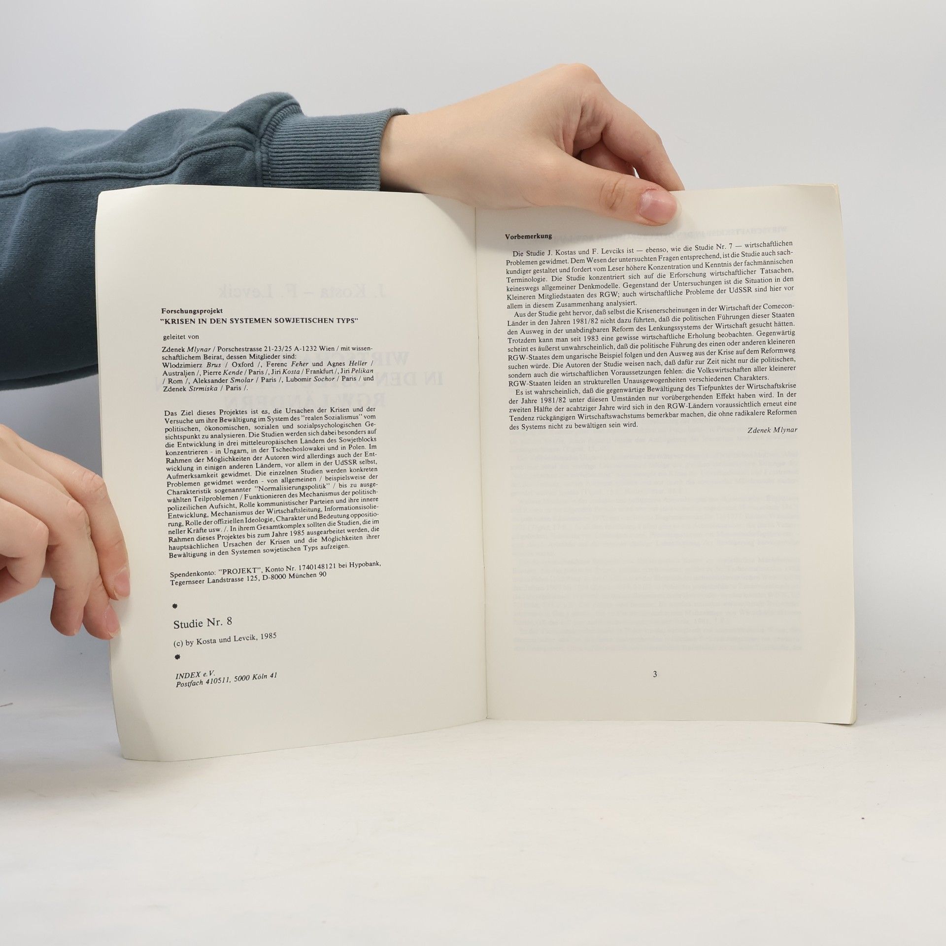 Jiří Kosta Wirtschaftskrise in den osteuropäischen RGW-Ländern 8