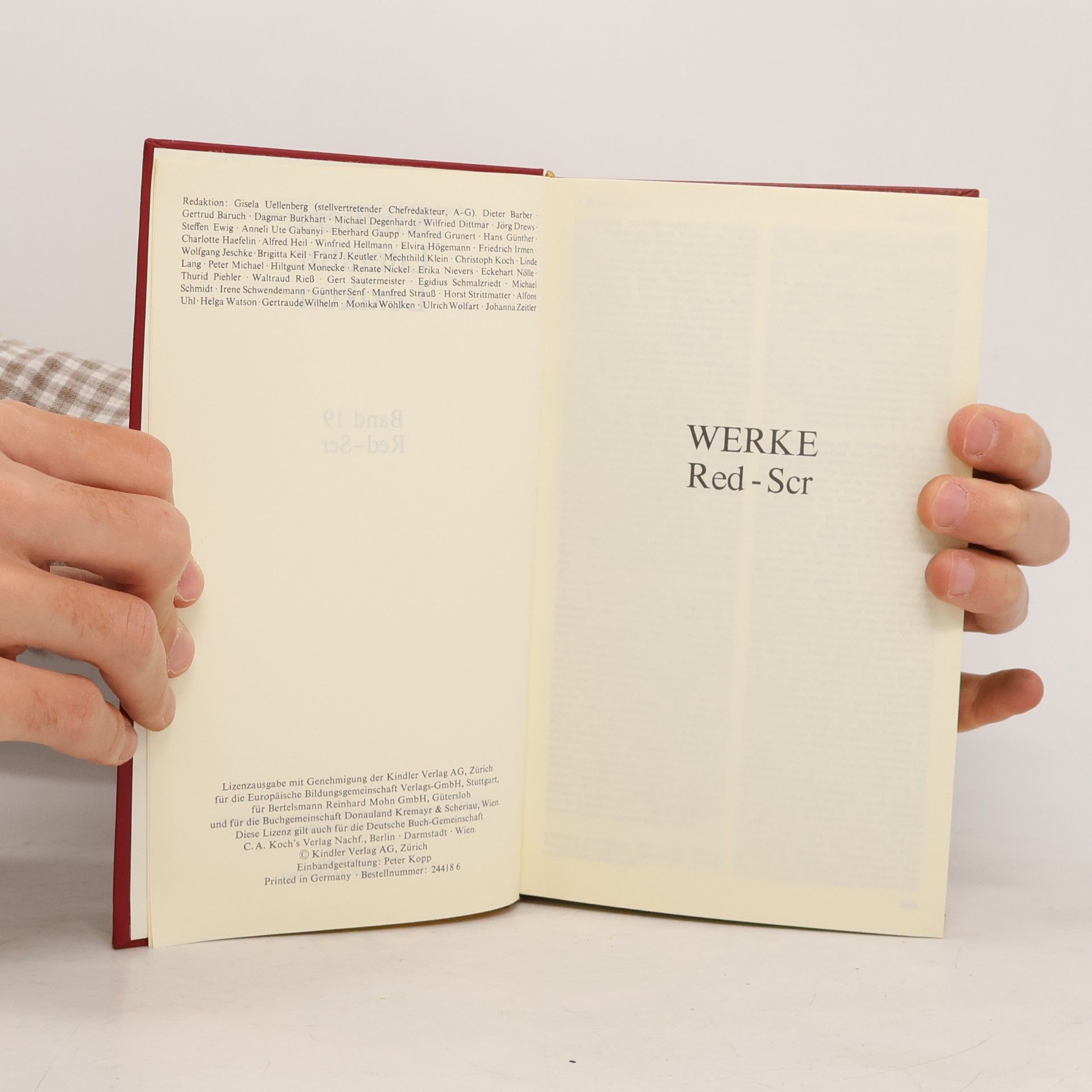 Autorenkollektiv Kindlers Literatur Lexikon Band 19. Red-Scr