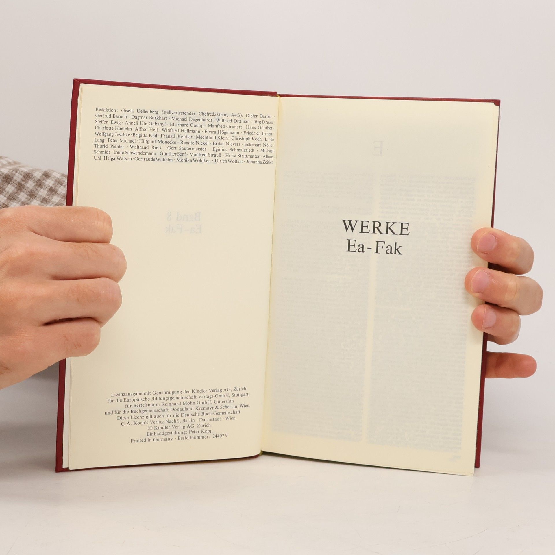 Collectif d'auteurs Kindlers Literatur Lexikon 8. Ea-Fak