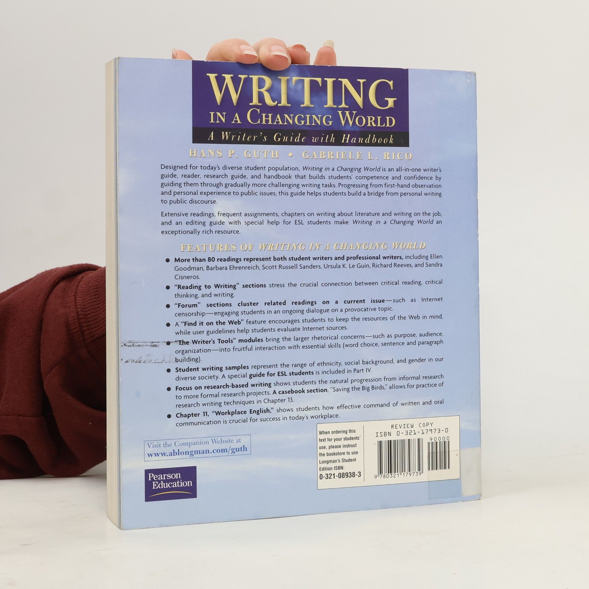 Hans P. Guth Writing in a Changing World