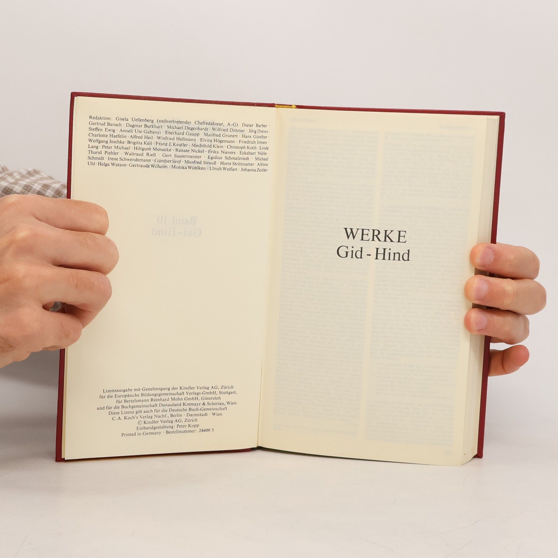 Autorenkollektiv Kindlers Literatur Lexikon, Gid-Hind, 10