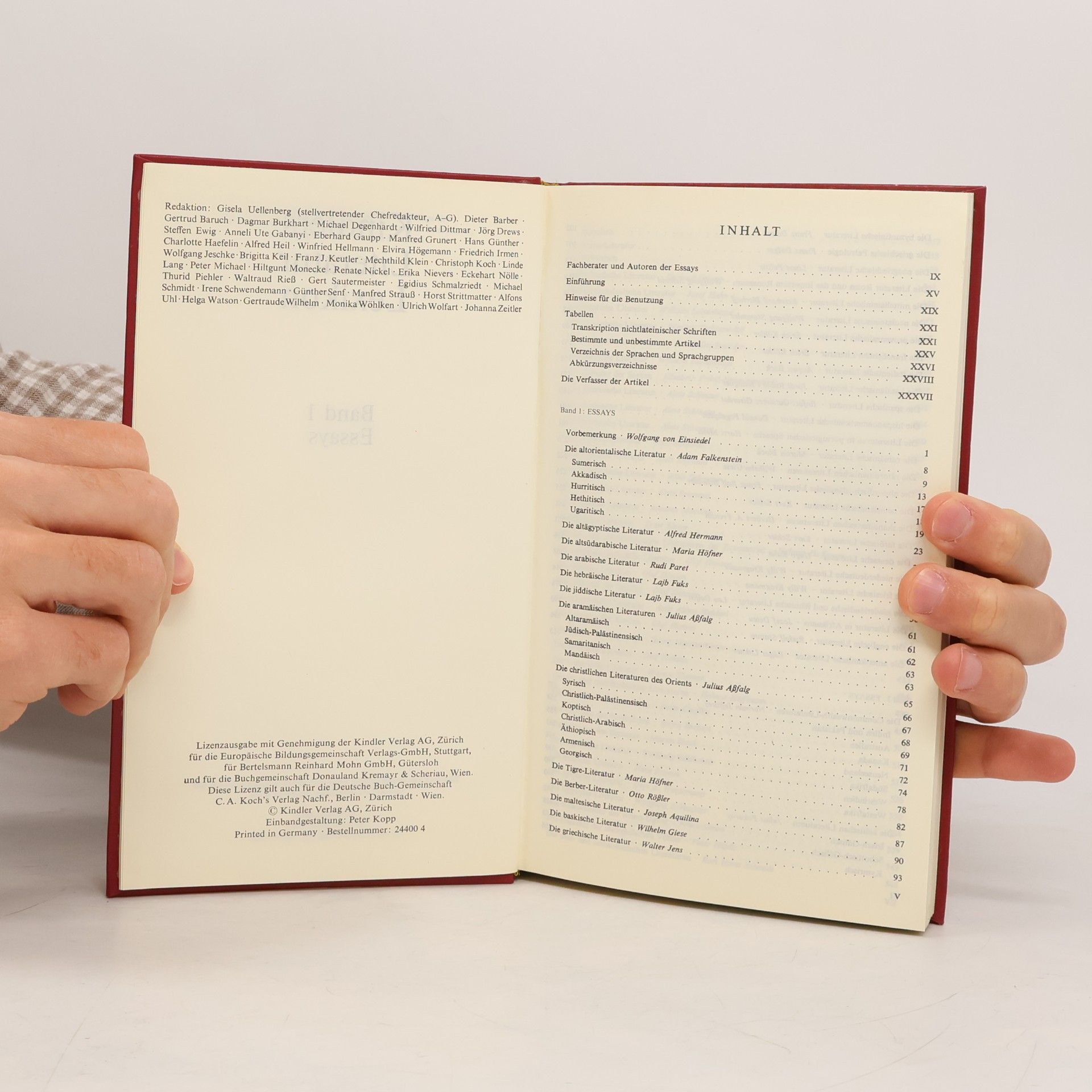 Various authors Kindlers Literatur Lexikon 1