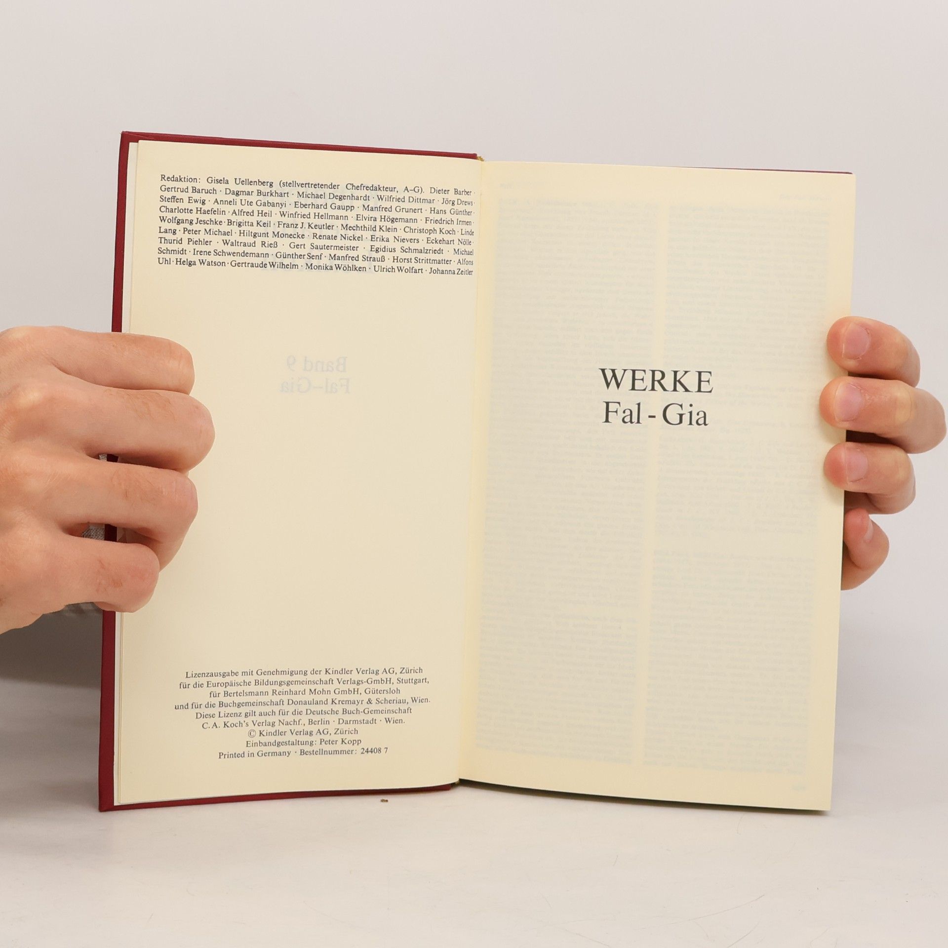 AA.VV. Kindlers Literatur Lexikon 9. Fal - Gia