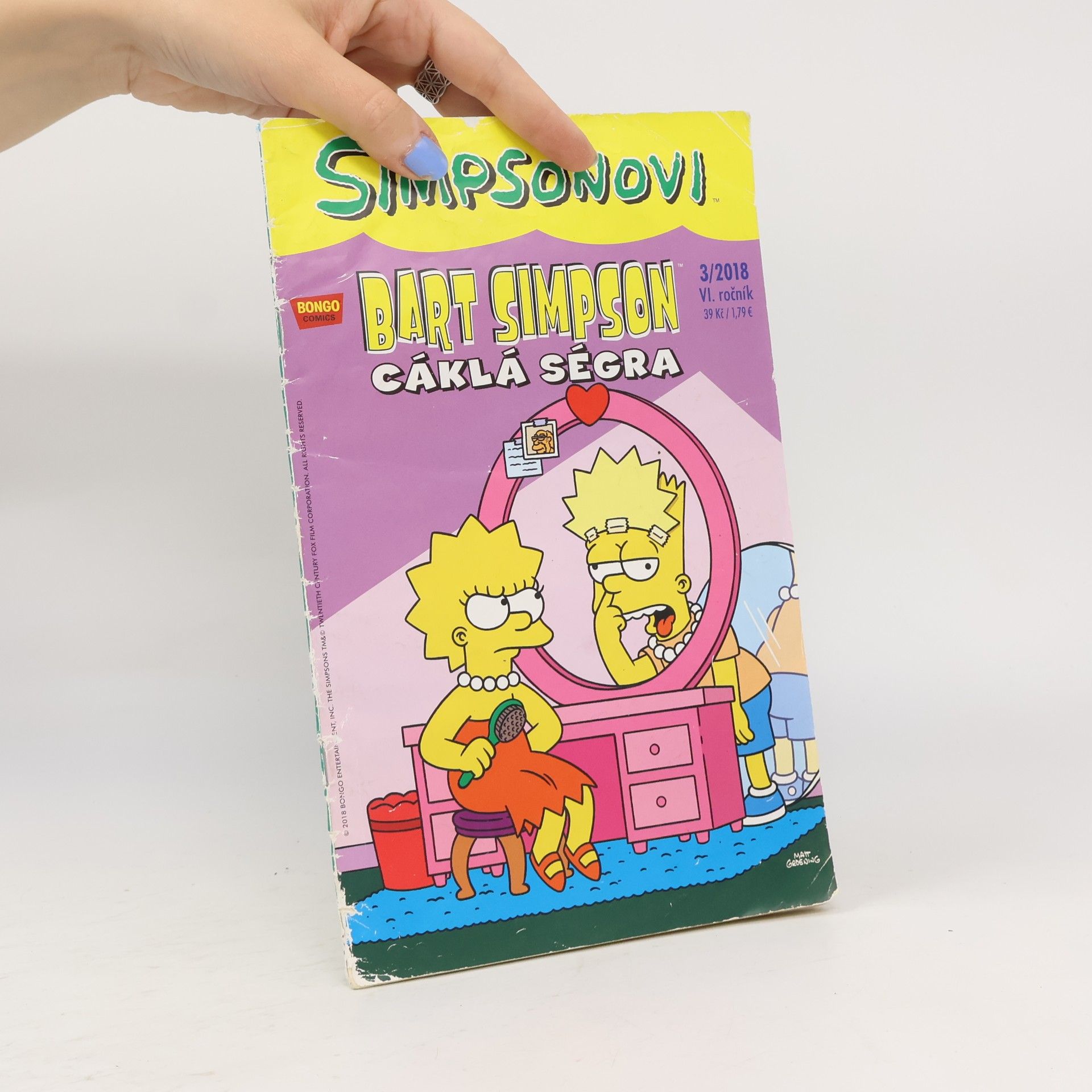 Matt Groening Simpsonovi - Bart Simpson 3/2018 - Cáklá ségra