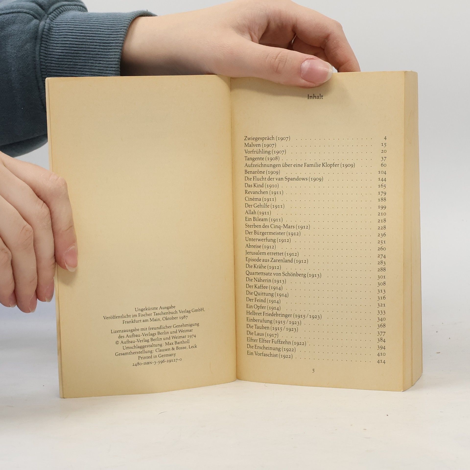 Arnold Zweig Novellen 1