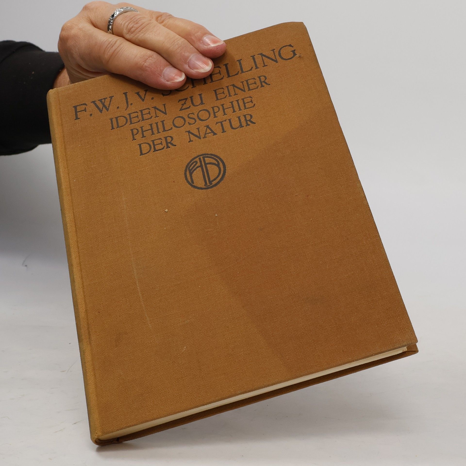 F. W. J. V. Schelling Ideen zu einer Philosophie der Natur