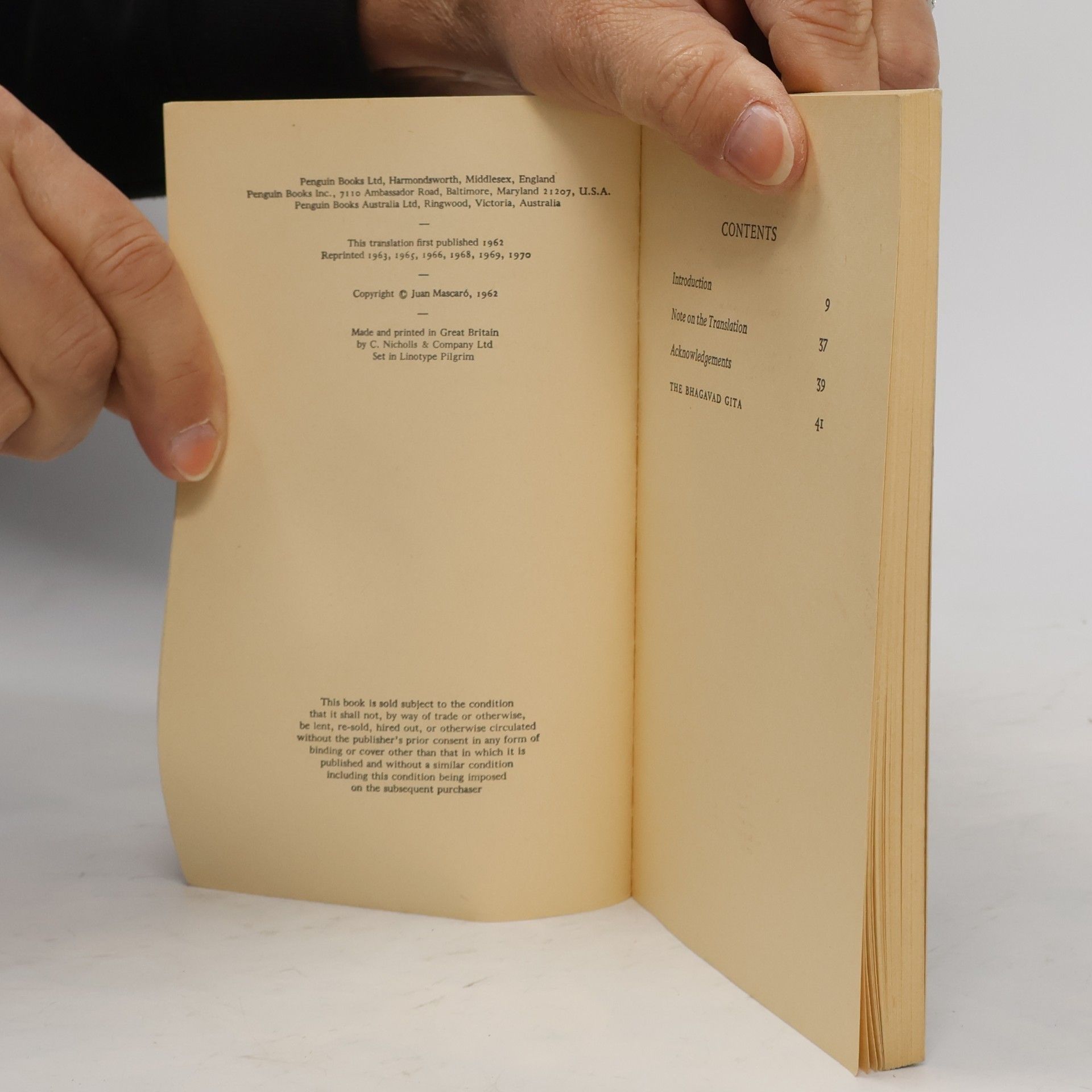 Juan Mascaro The Bhagavad Gita