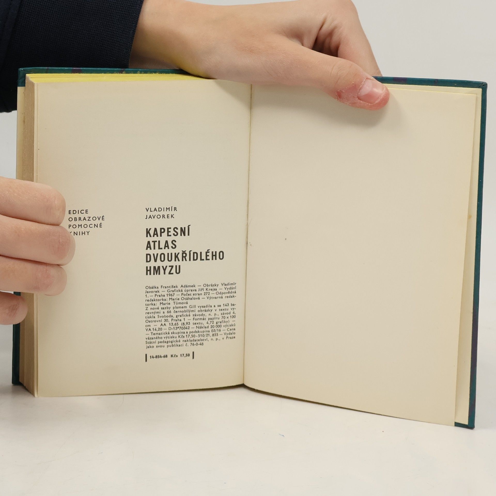Vladimír Javorek Kapesní atlas dvoukřídlého hmyzu
