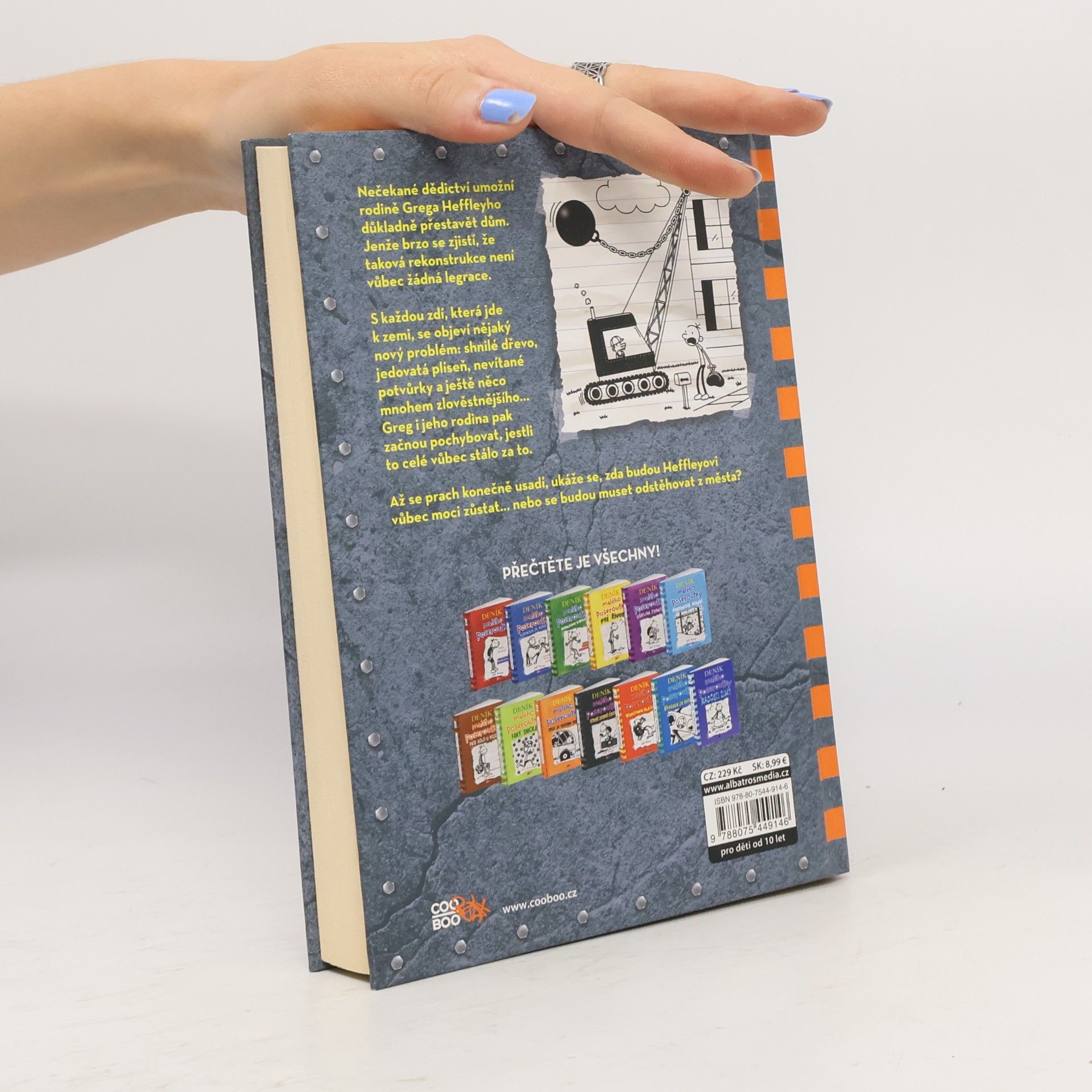 Jeff Kinney Deník malého poseroutky 14. Na spadnutí