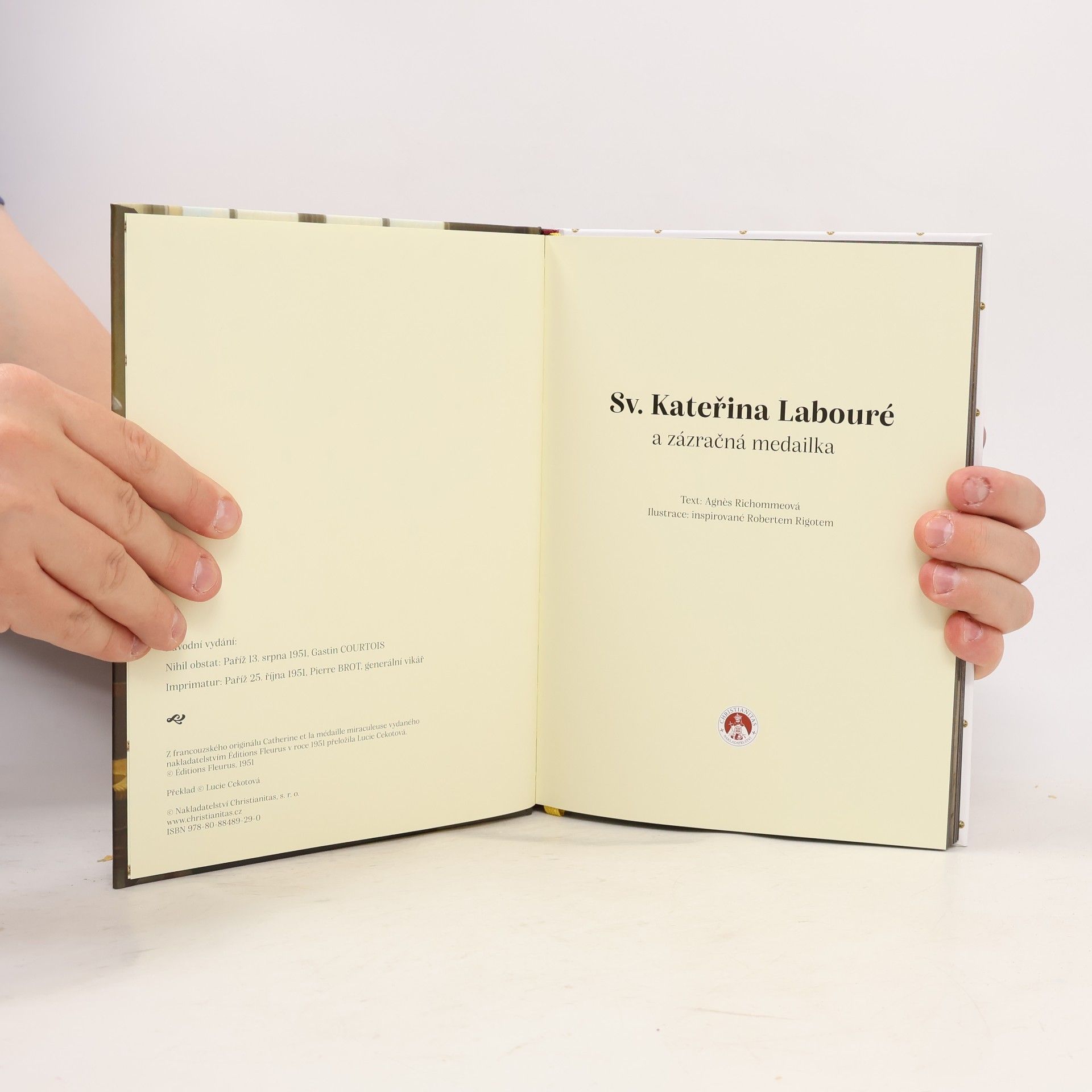 Agnés Richomme Sv. Kateřina Labouré a zázračná medailka