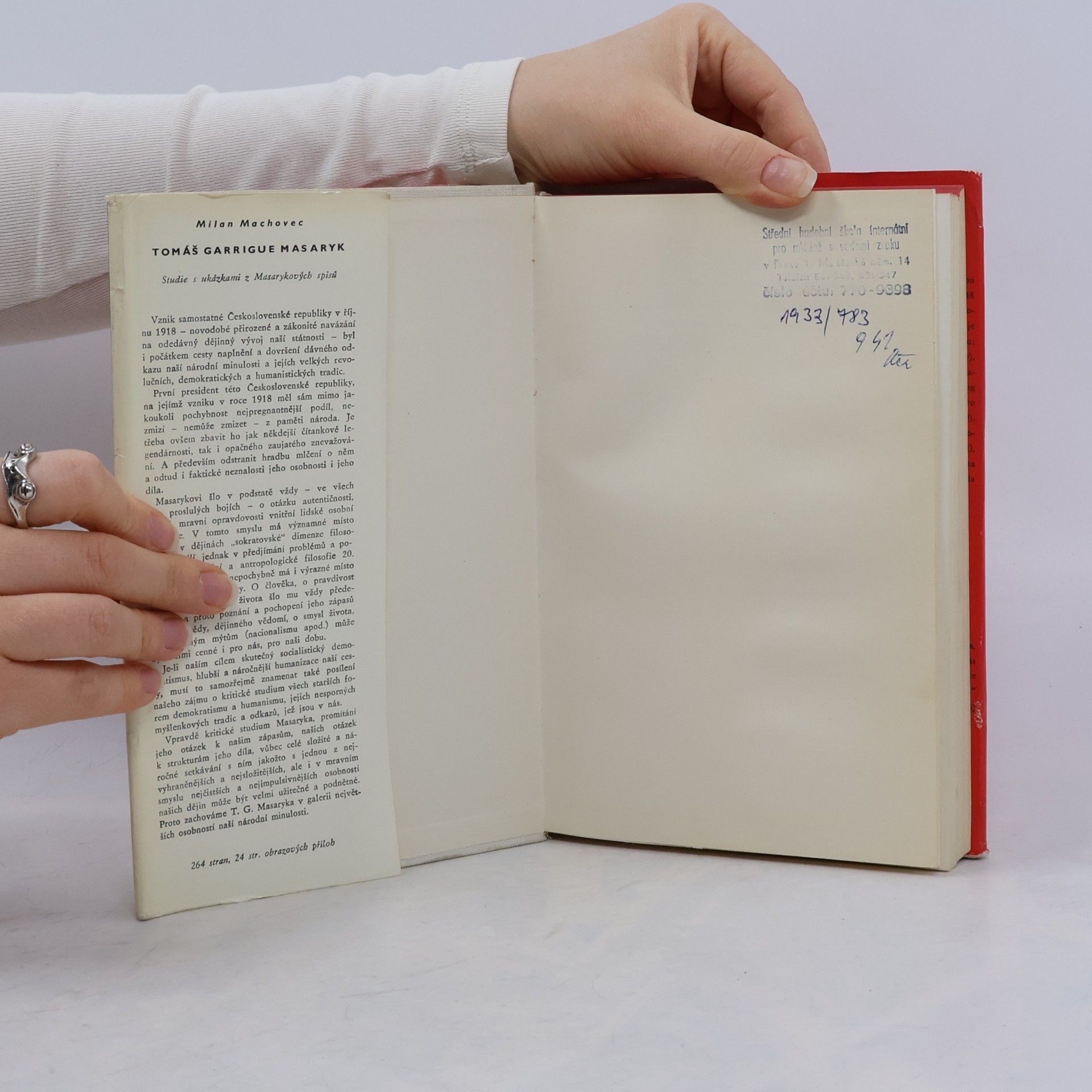 Milan Machovec Tomáš G. Masaryk. Odkazy pokrokových osobností naší minulosti