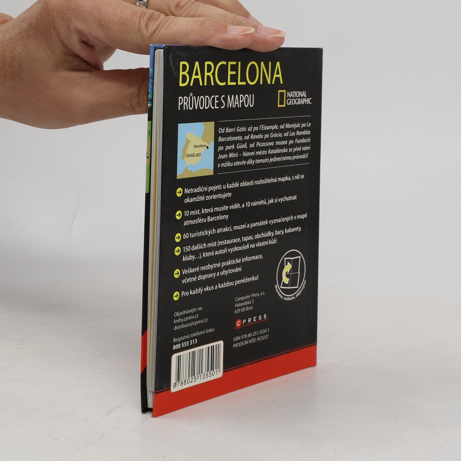 Séverine Bascot Barcelona. Průvodce s mapou