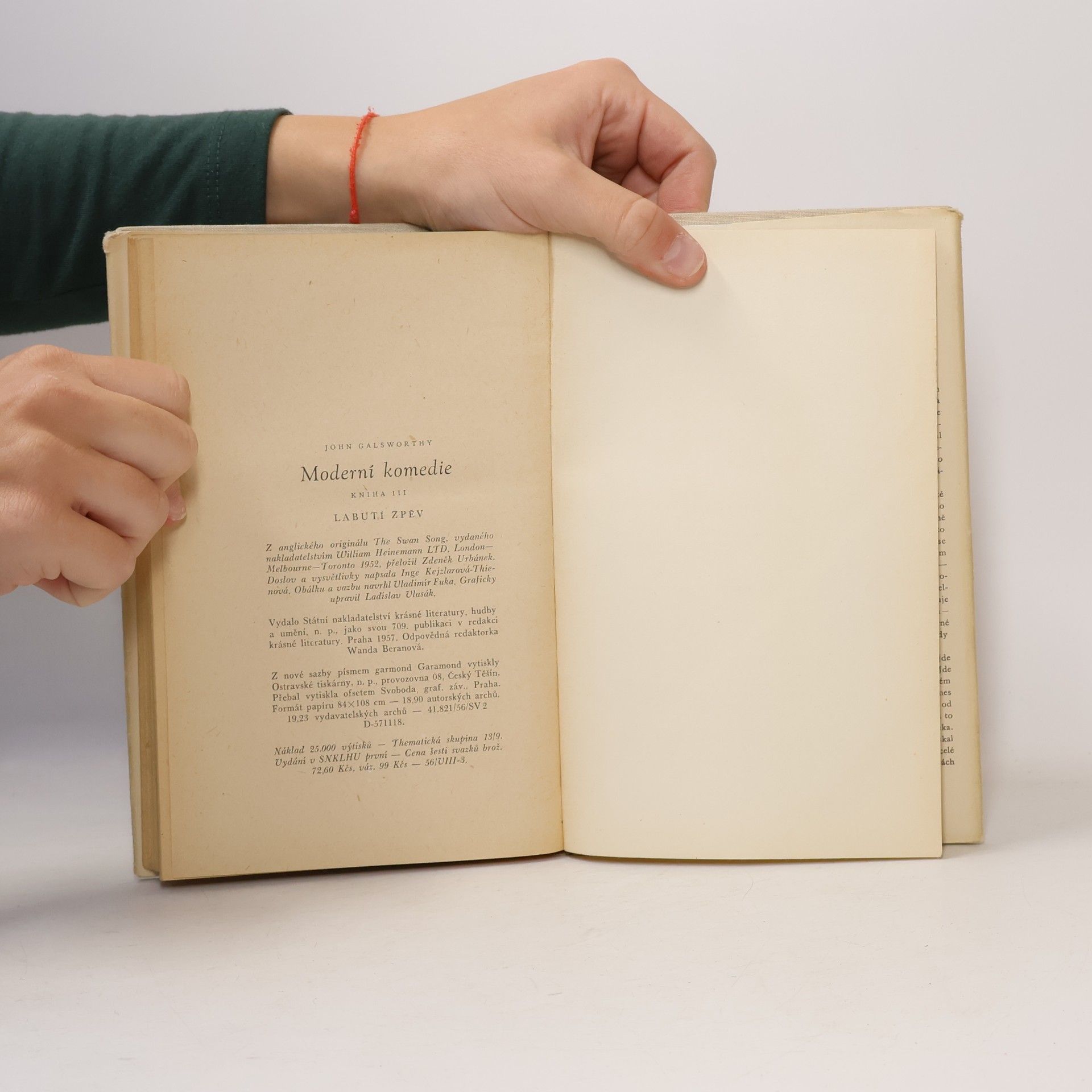 John Galsworthy Moderní komedie III. díl