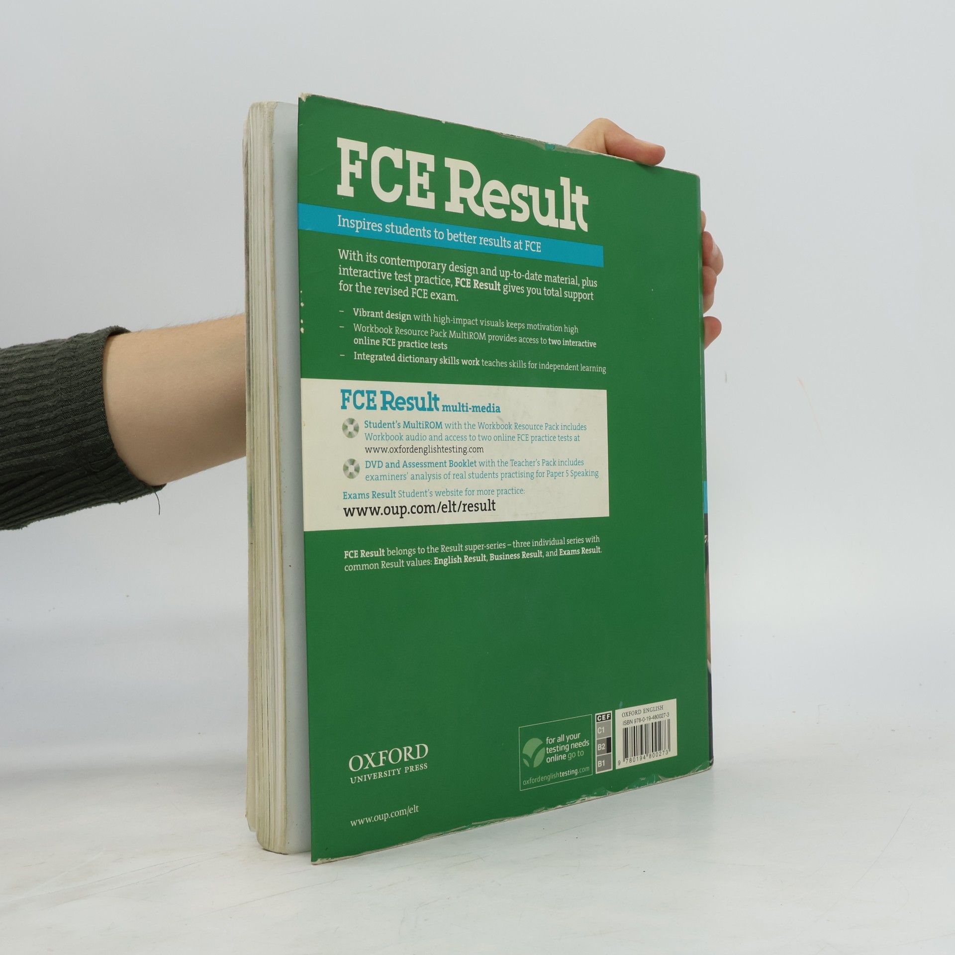 Paul A. Davies FCE result. Student's book