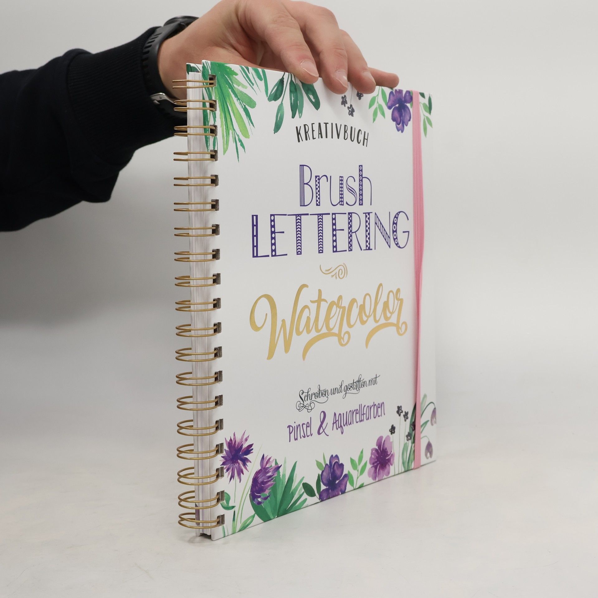 Kolektiv autorů Kreativbuch. Brush Lettering. Watercolor
