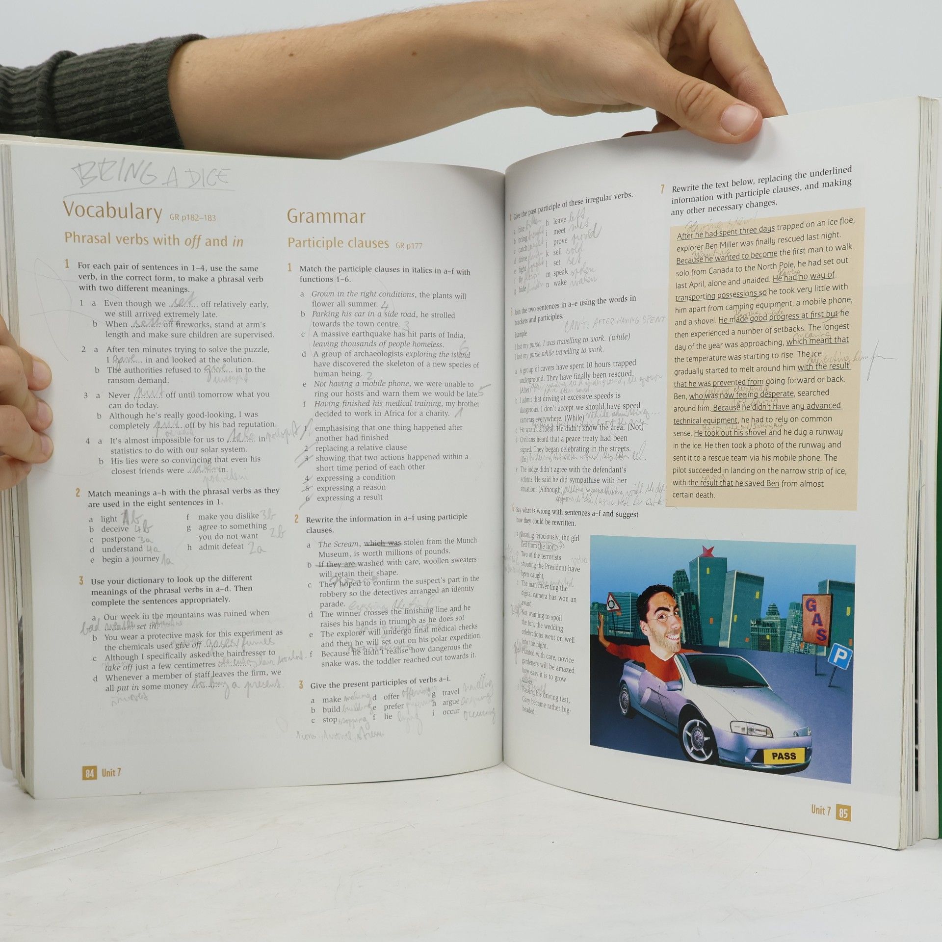 Kathy Gude CAE result. Student's book