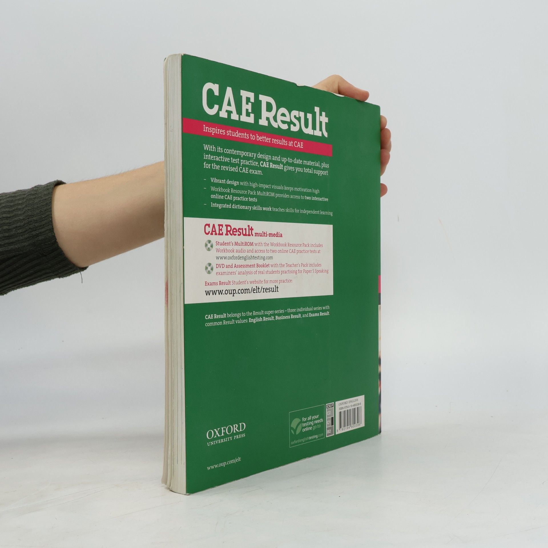 Kathy Gude CAE result. Student's book