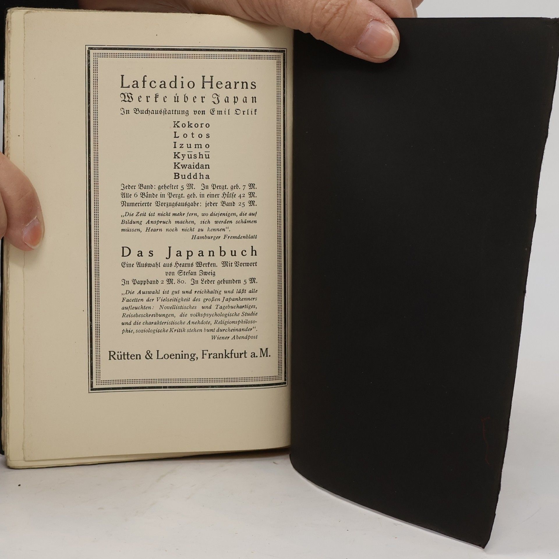 Lafcadio Hearn Das Claudel - Programmbuch