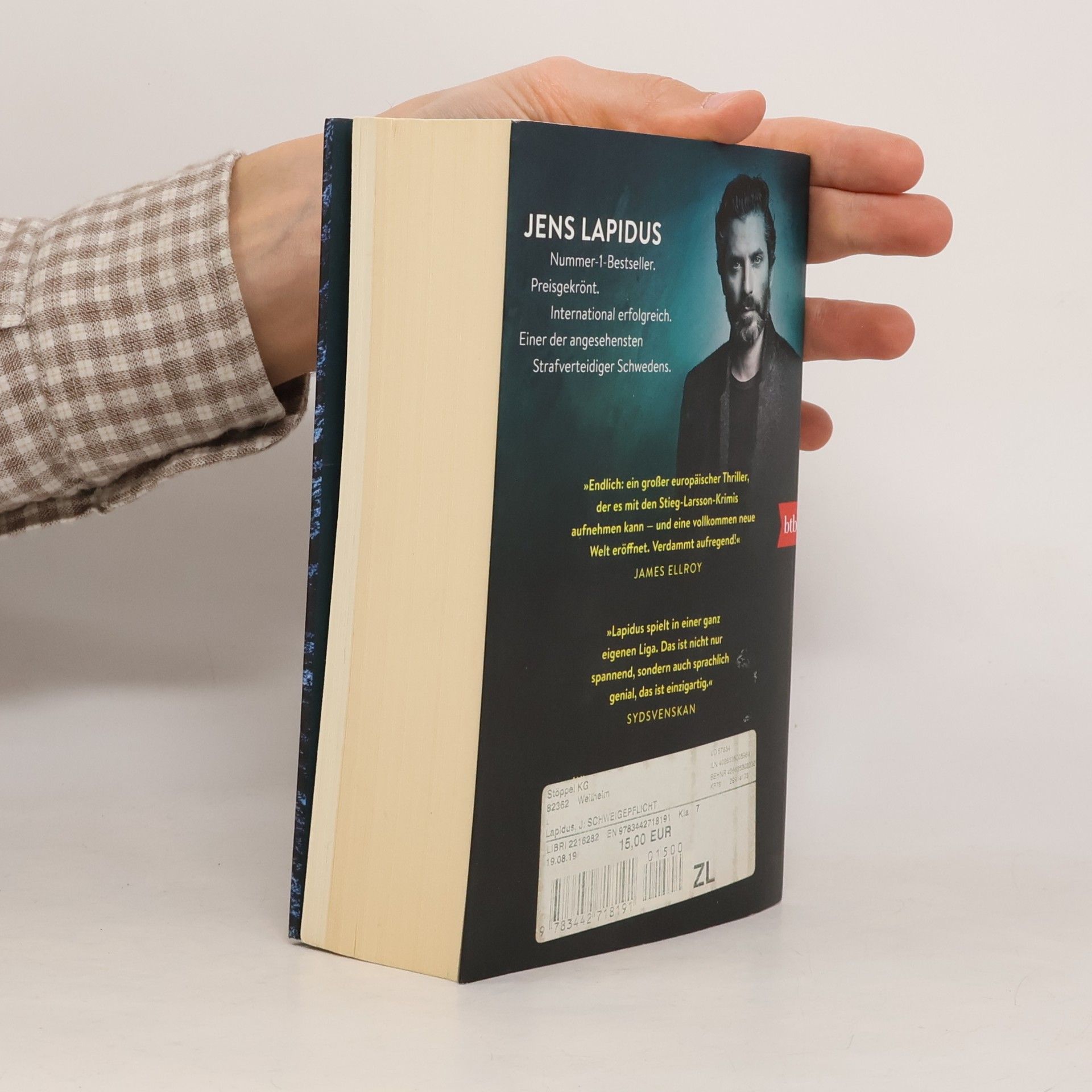 Jens Lapidus Schweigepflicht