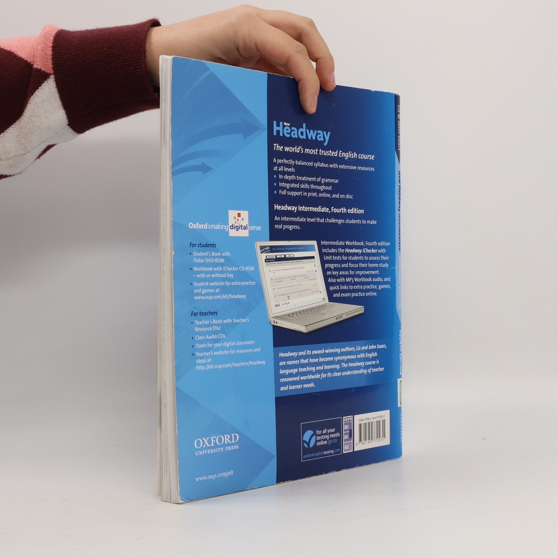 Liz Soars New Headway 4th Edition Intermediate. Workbook with Key