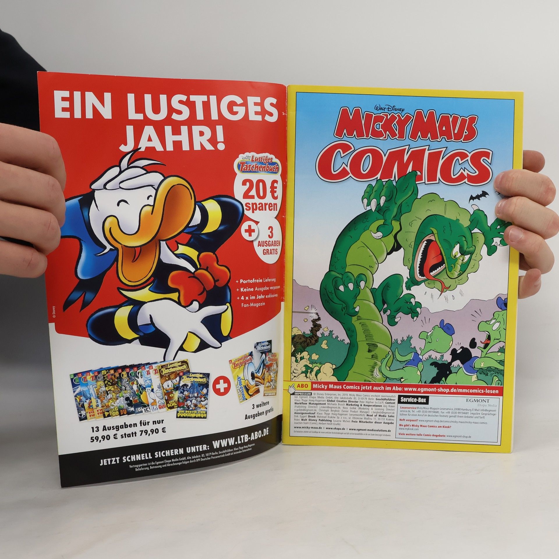 Walt Disney Micky Maus Comics. Nr. 50