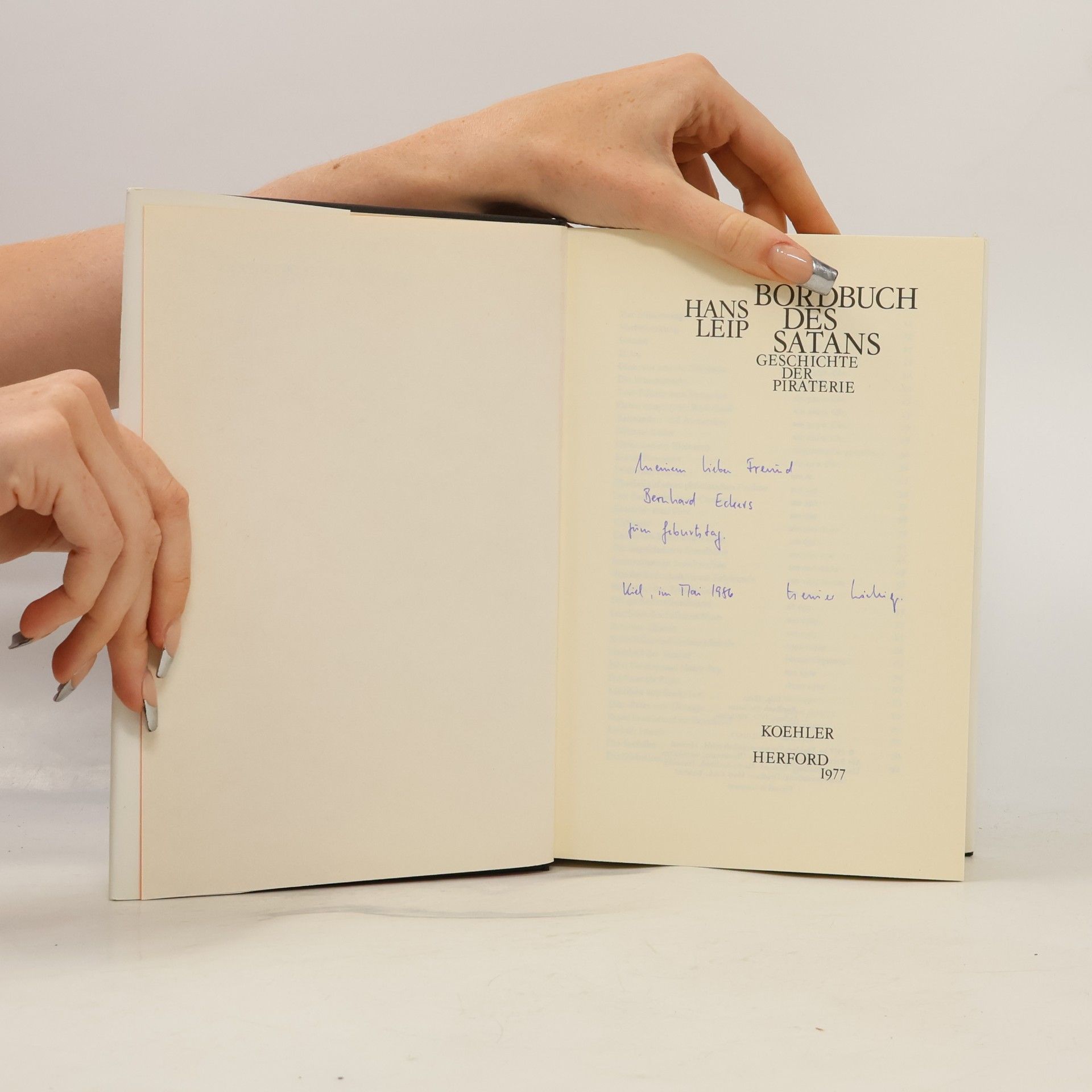 Hans Leip Bordbuch des Satans