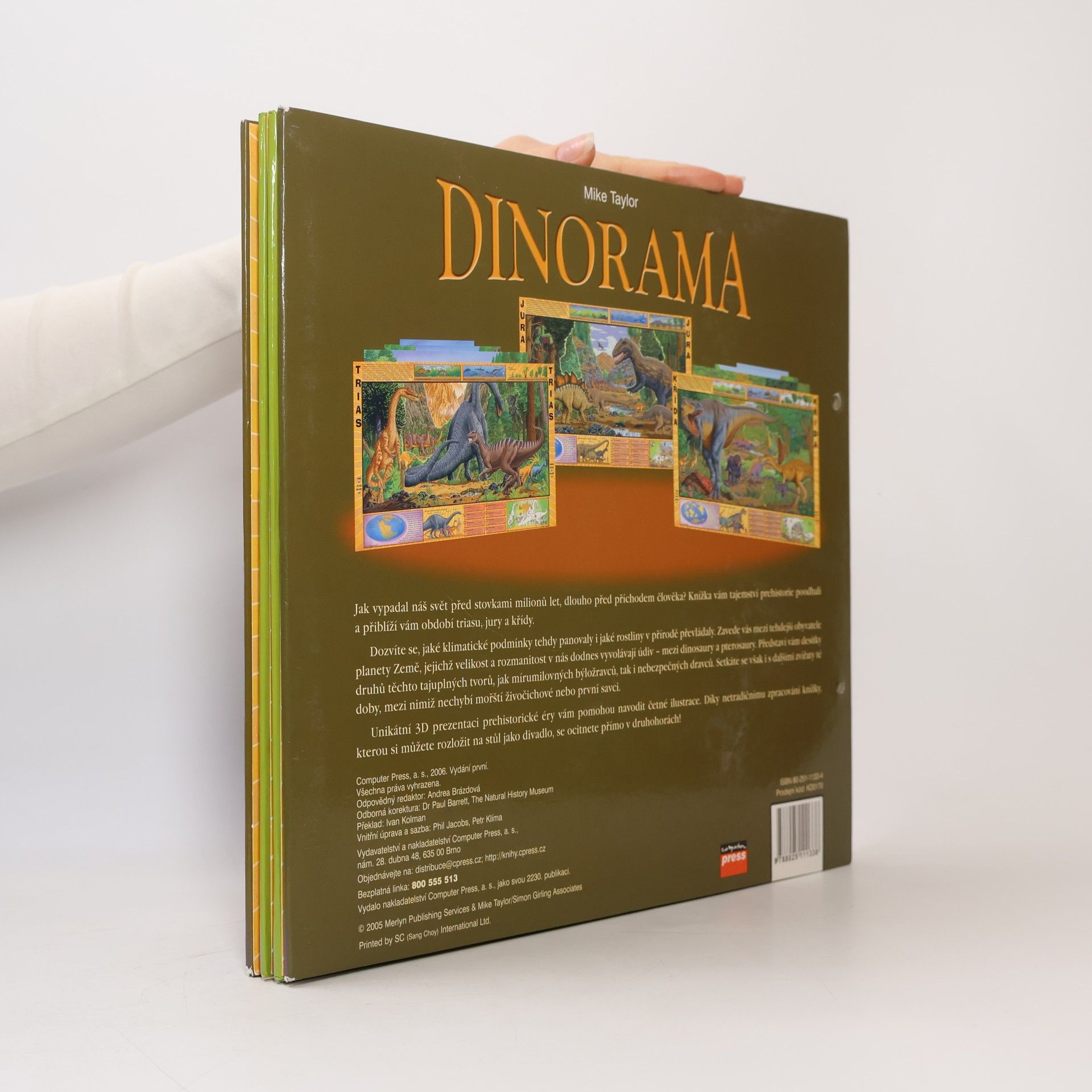 Mike Taylor Dinorama (pop-up leporelo)