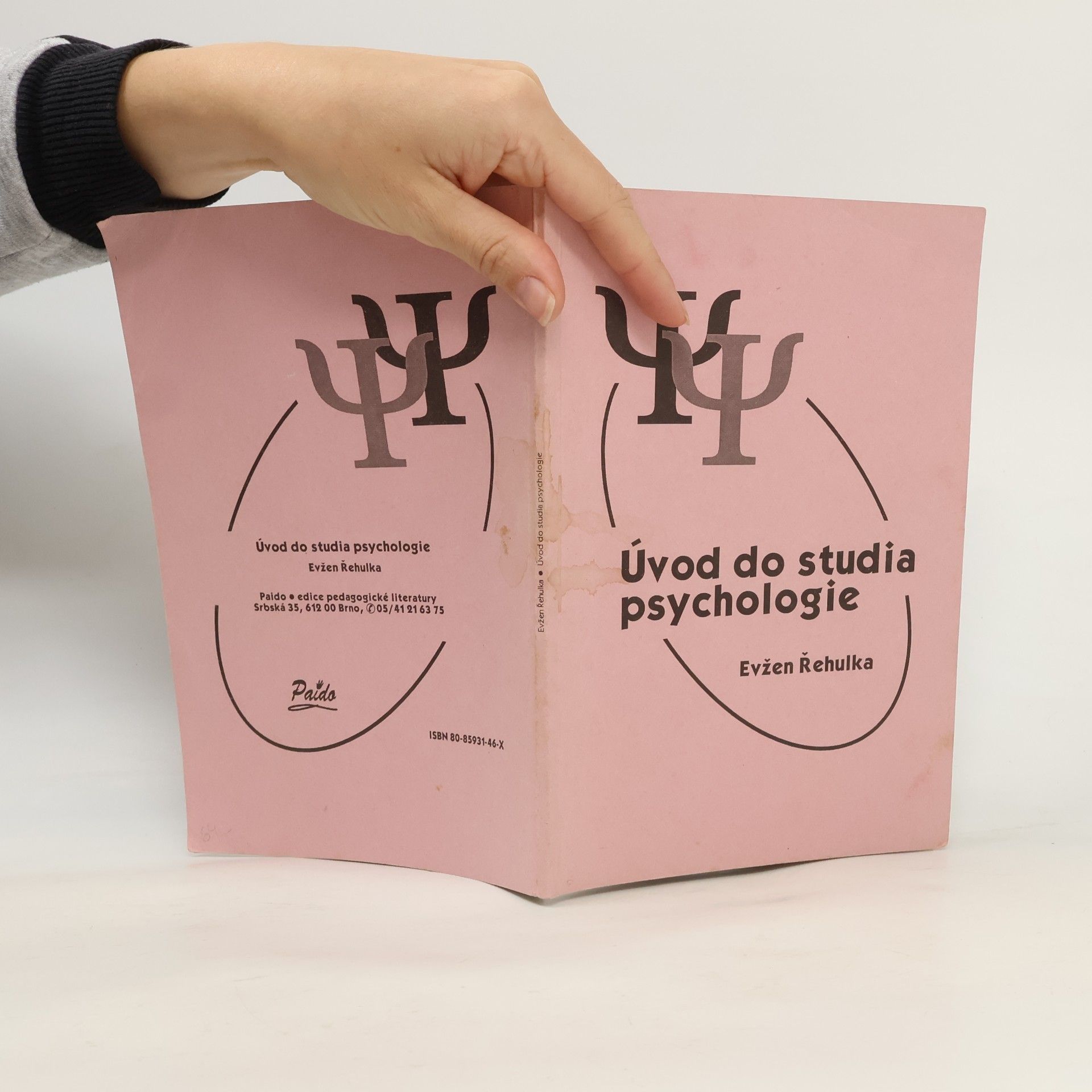 Evžen Řehulka Úvod do studia psychologie: Pro posluchače speciální pedagogiky