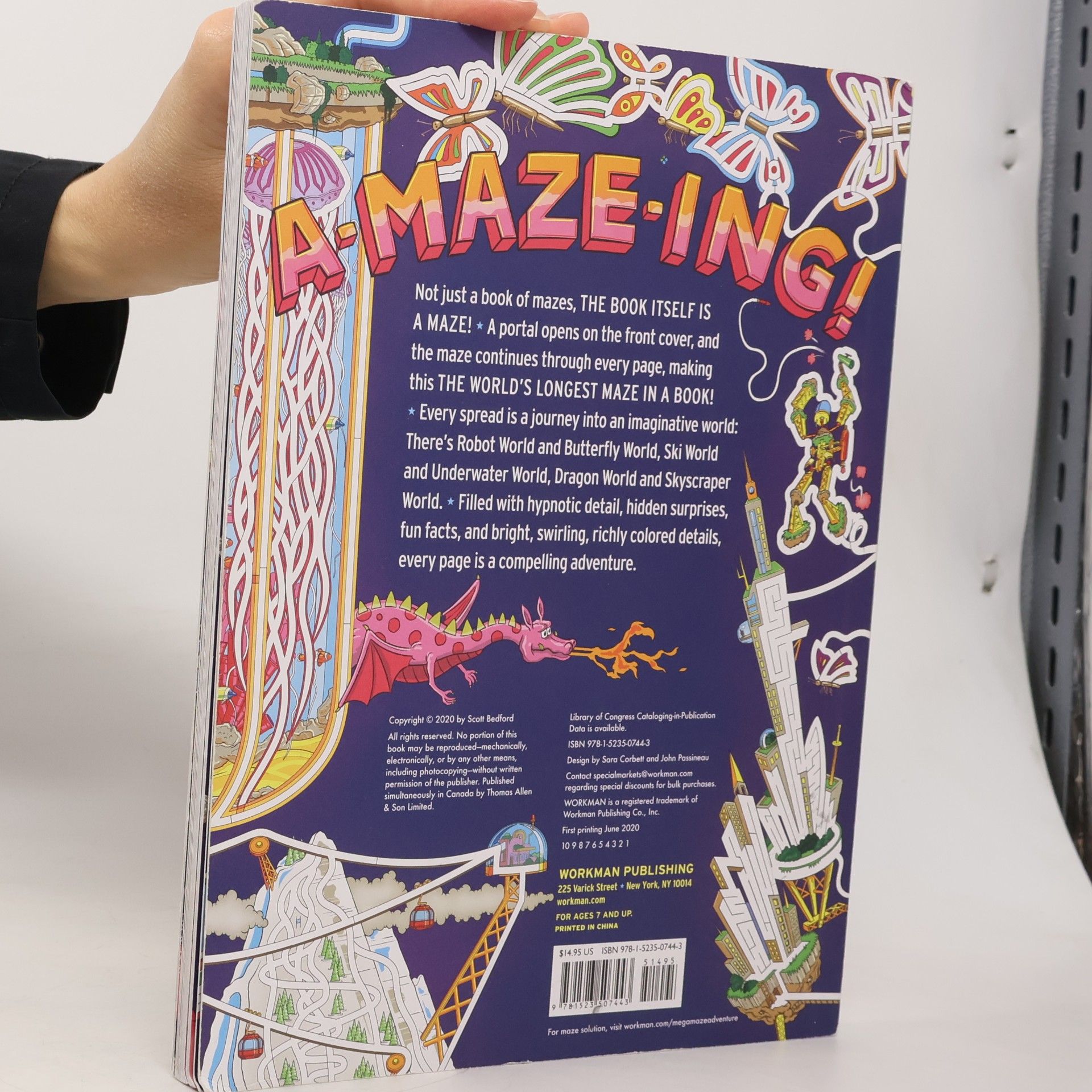 Scott Bedford Mega-Maze Adventure! (Maze Activity Book for Kids Ages 7+)