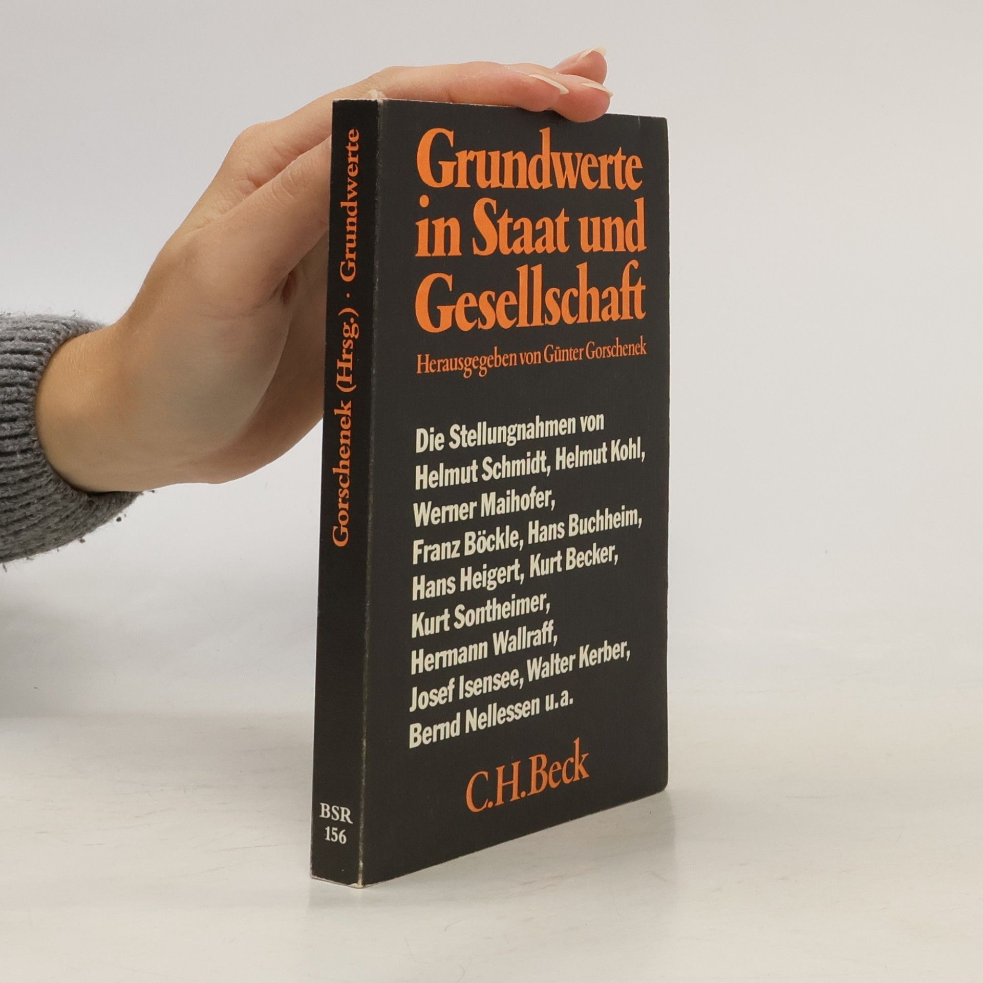 Günter Gorschenek Grundwerte in Staat und Gesellschaft