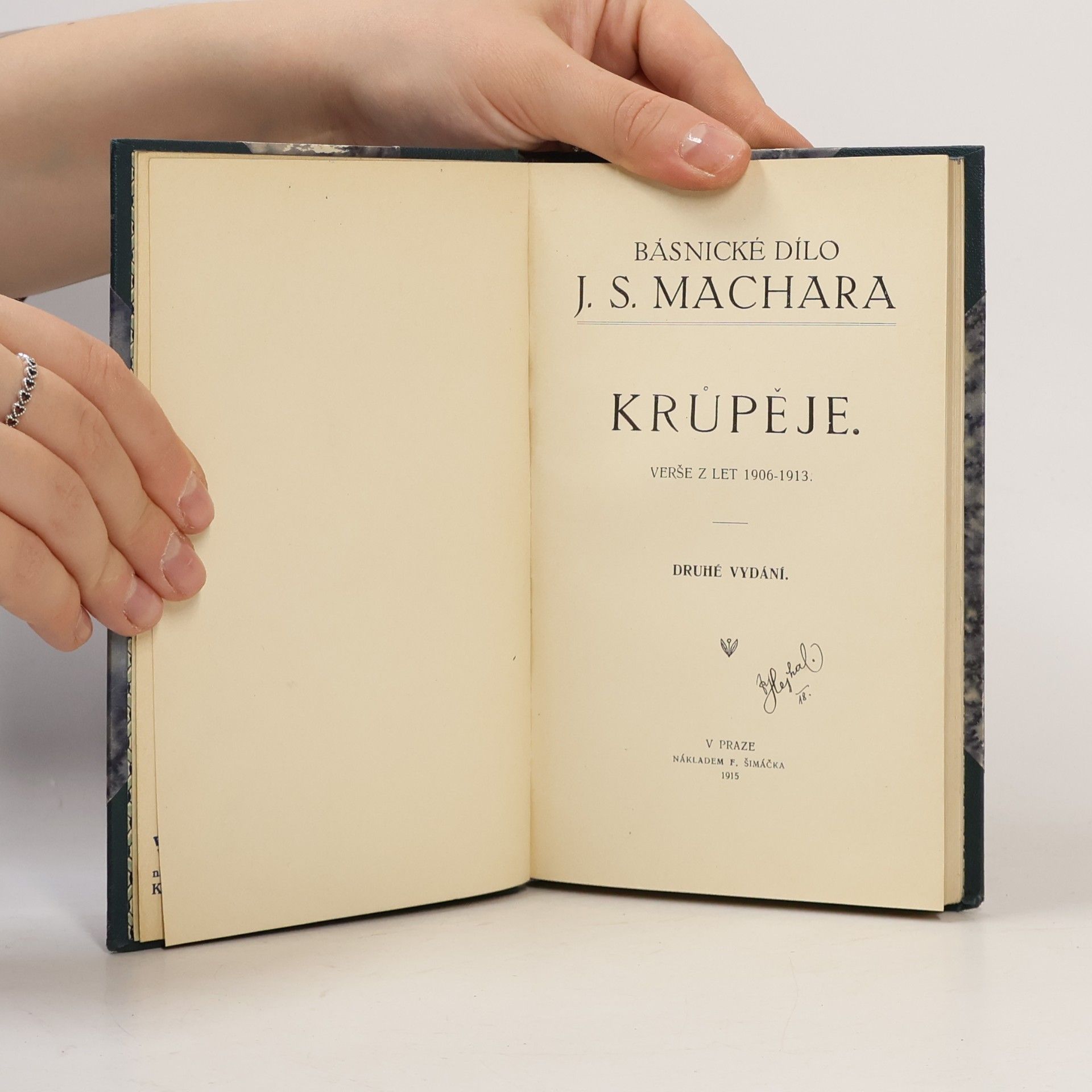 Josef Svatopluk Machar Krůpěje