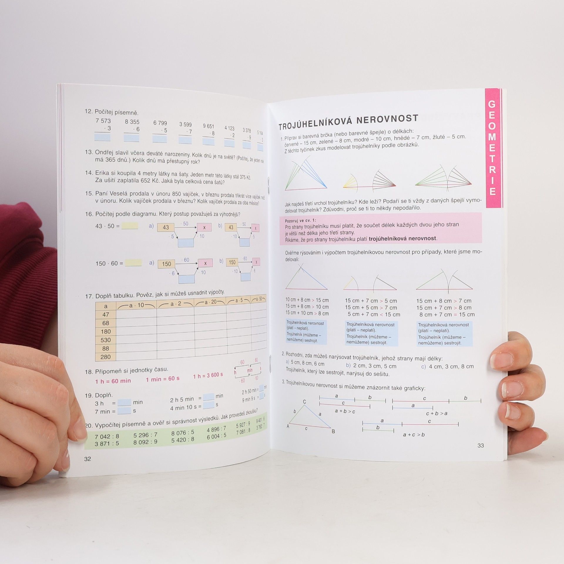 Růžena Blažková Matematika pro 4. ročník základních škol, 2. díl