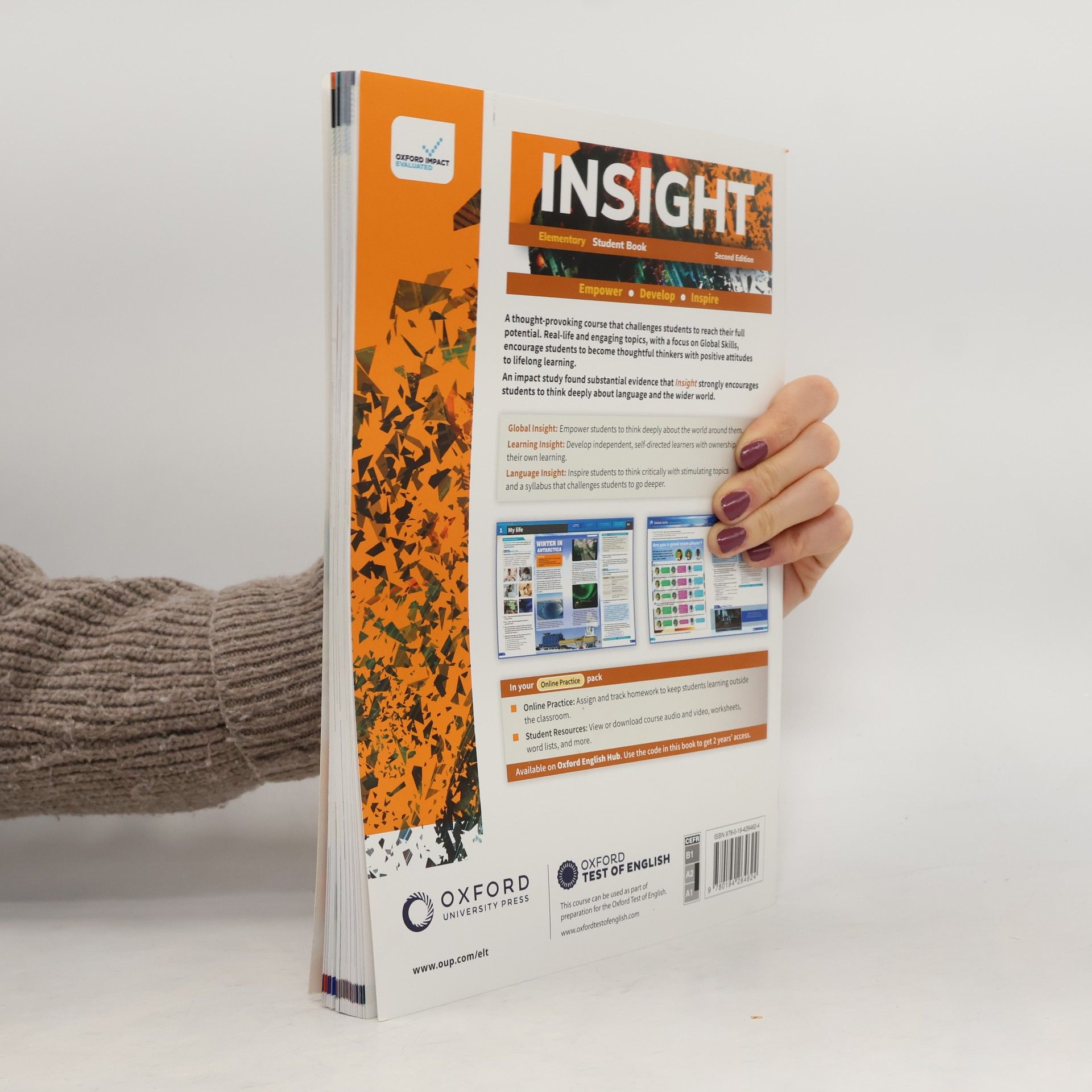 Fiona Beddall Insight Elementary Student´s Book with Online Practice, 2nd
