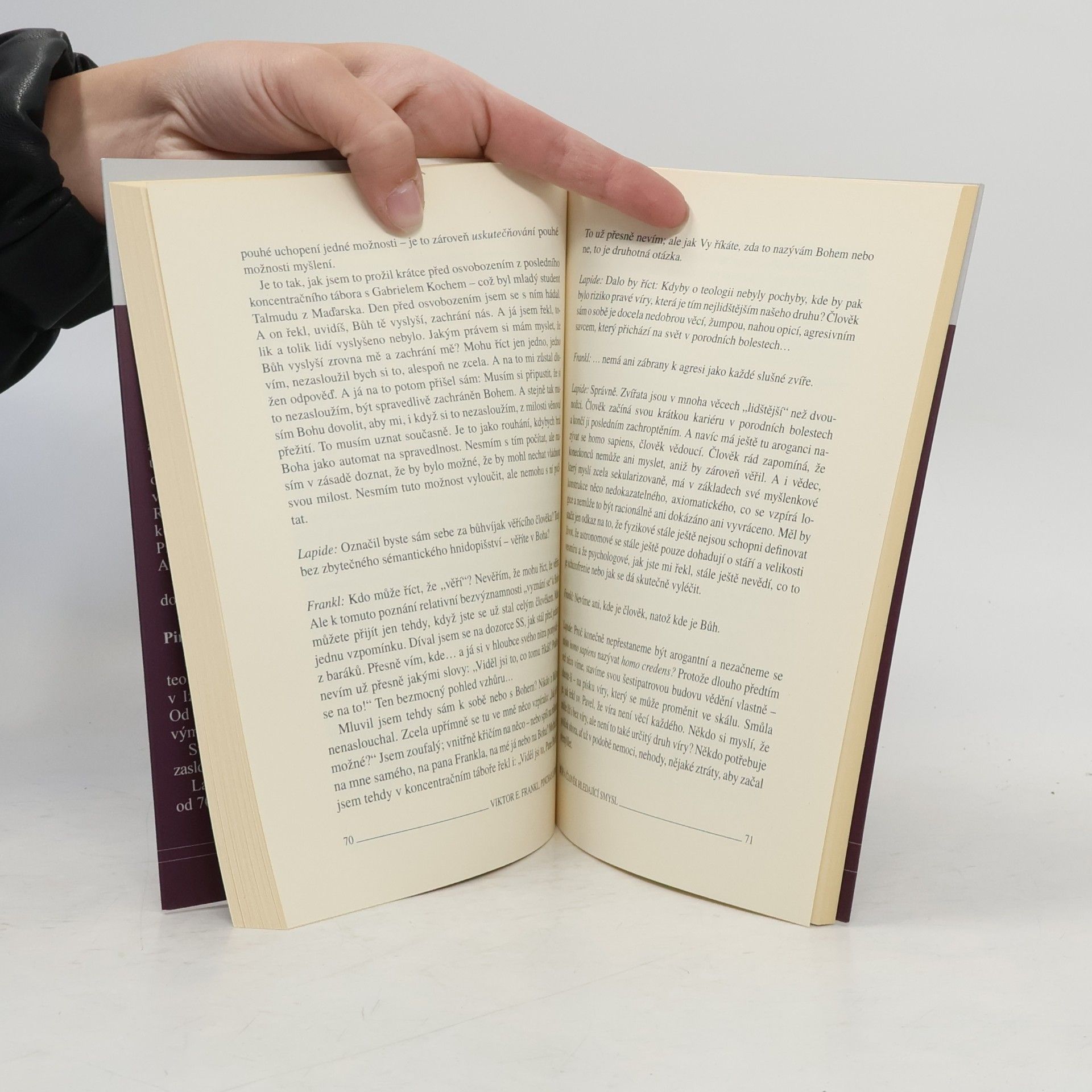 Viktor Frankl Bůh a člověk hledající smysl