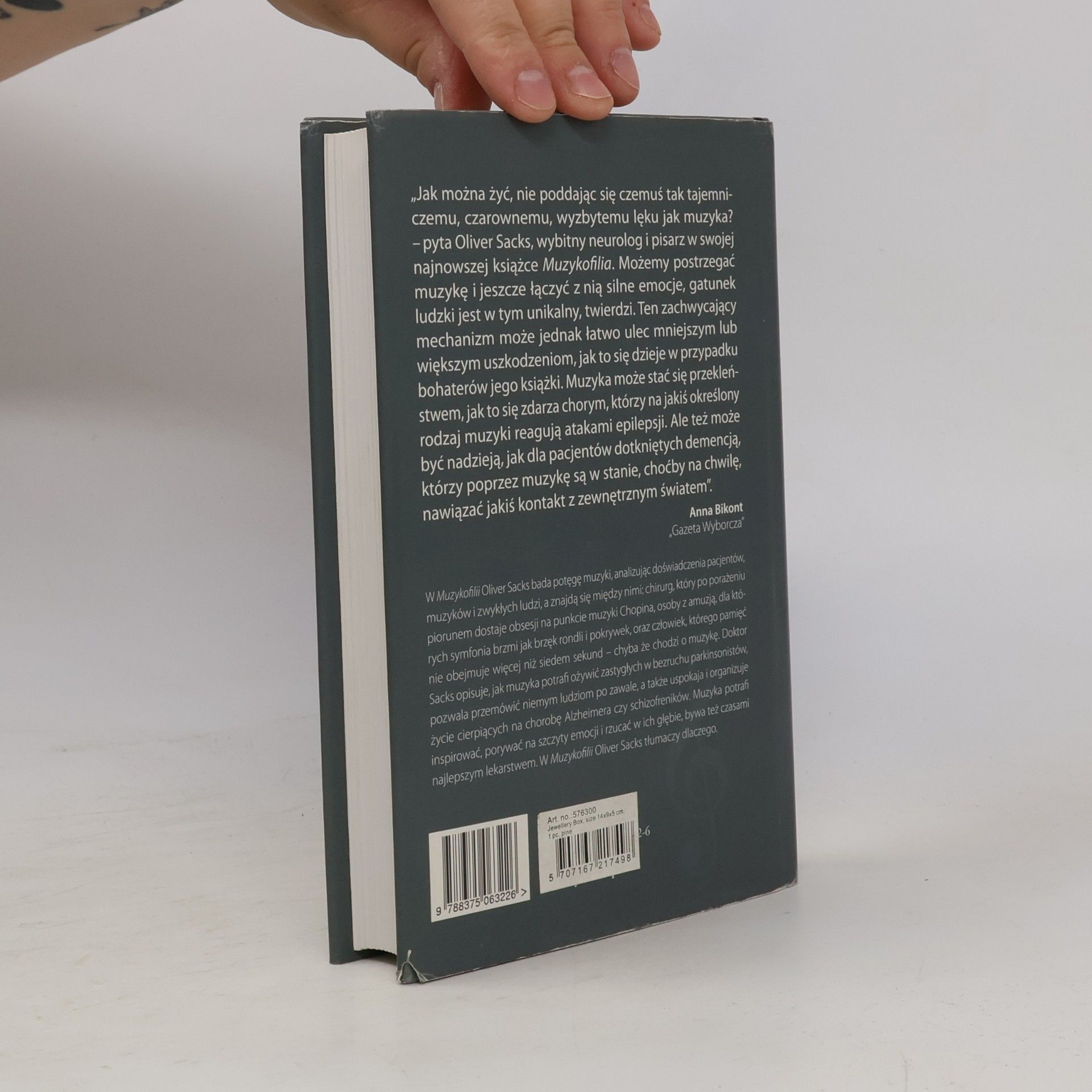 Oliver Sacks Muzykofilia