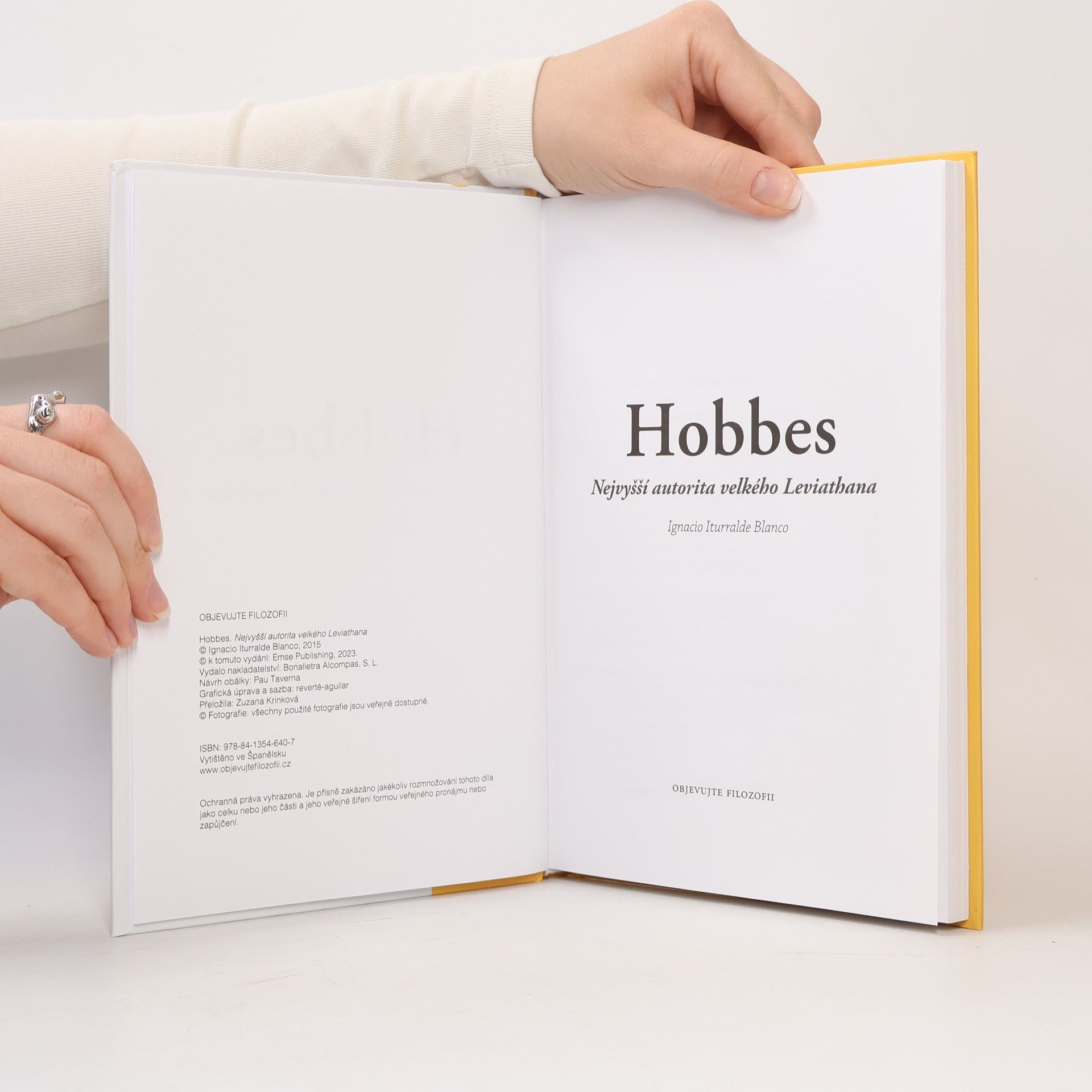 Ignacio Iturralde Blanco Hobbes. Nejvyšší autorita velkého Leviathana