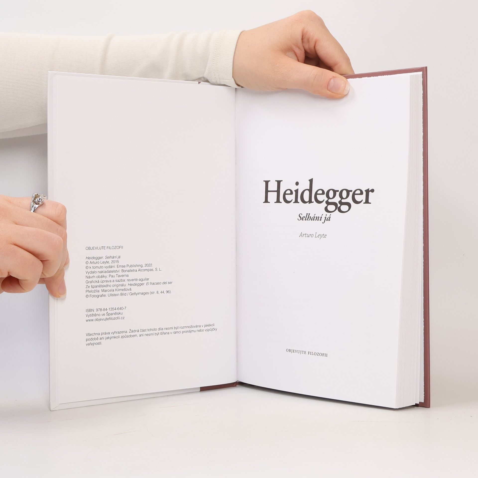 Martin Heidegger Heidegger. Selhání Já