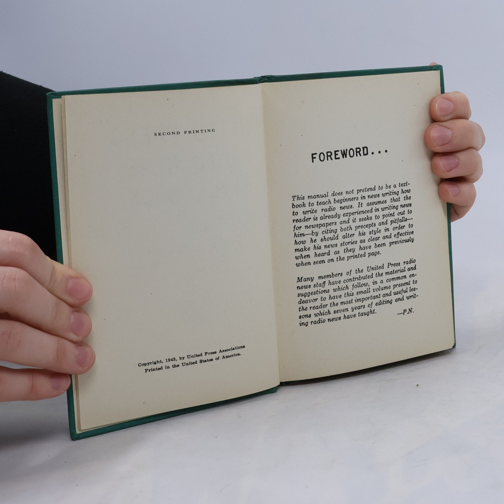 Autorenkollektiv United Press Radio News Style Book