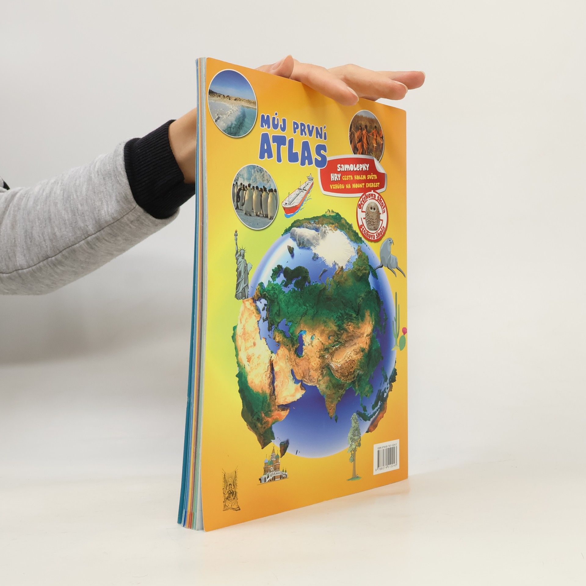 Jaroslav Synek Můj první atlas: Samolepky, rozkládací hry