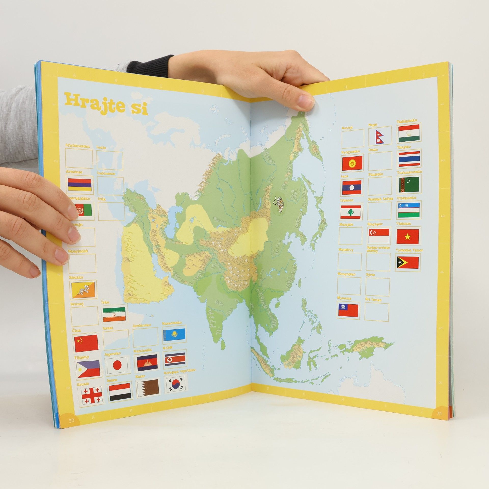 Jaroslav Synek Můj první atlas: Samolepky, rozkládací hry