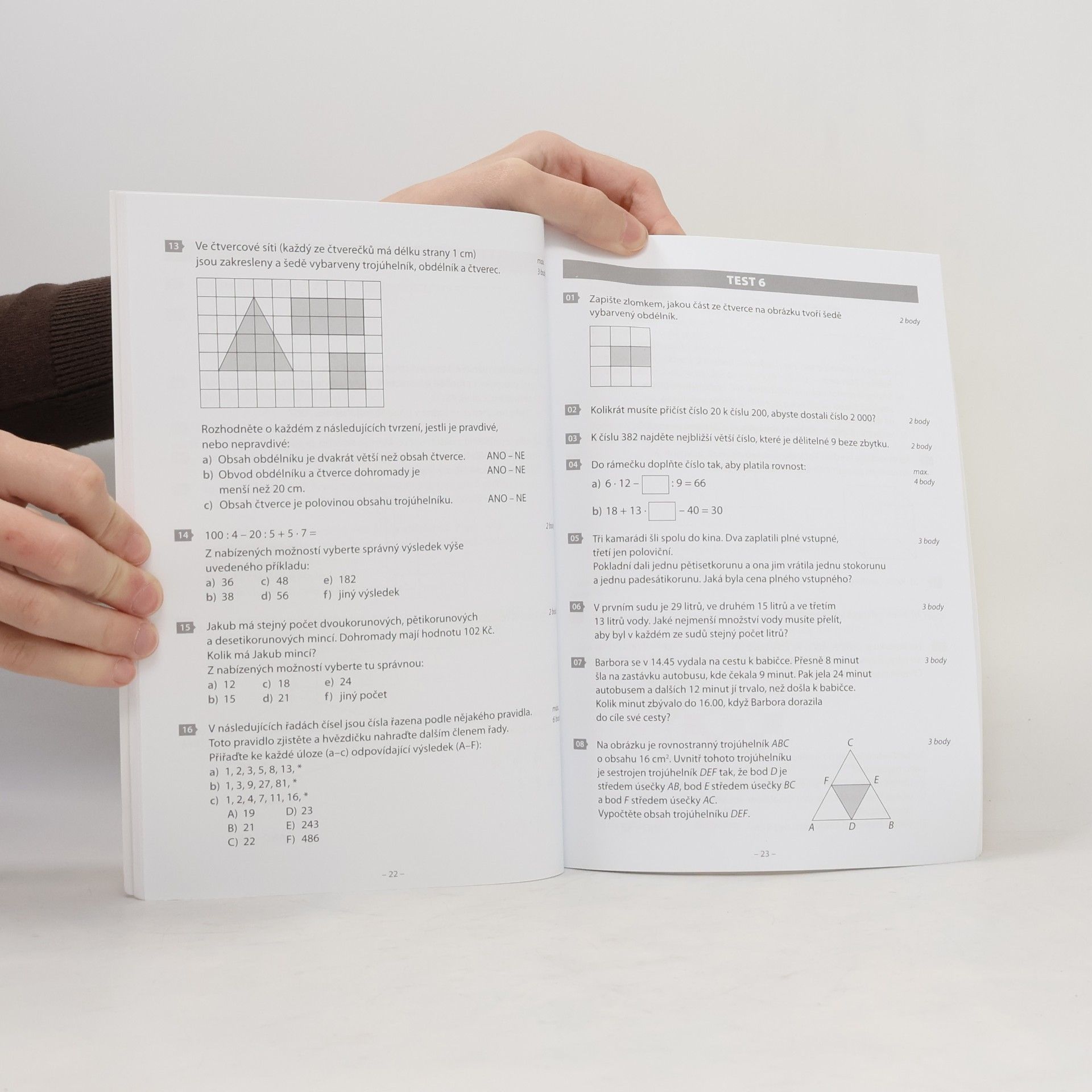 Martin Dytrych Testy pro páťáky k jednotným přijímacím zkouškám na osmiletá gymnázia : matematika : 320 úloh