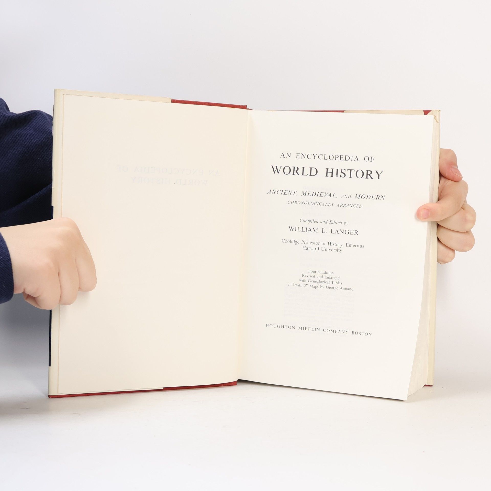William L. Langer An Encyclopedia of World History. New Extended Edition