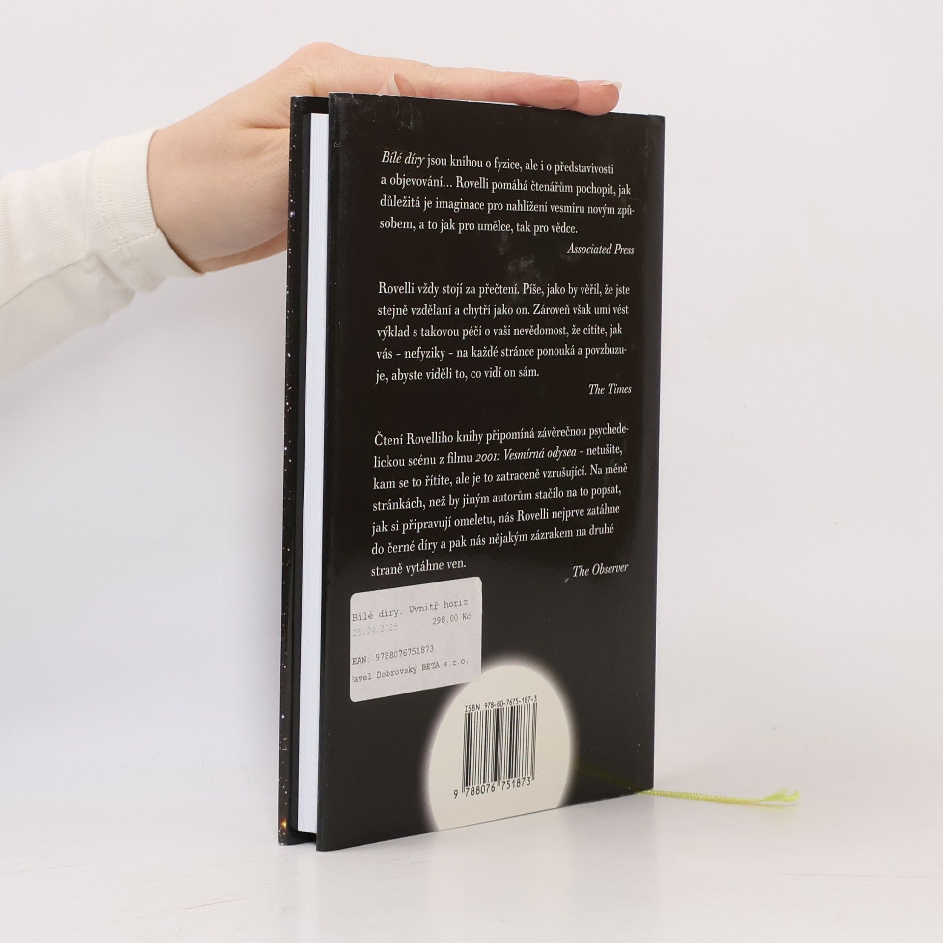 Carlo Rovelli Bílé díry