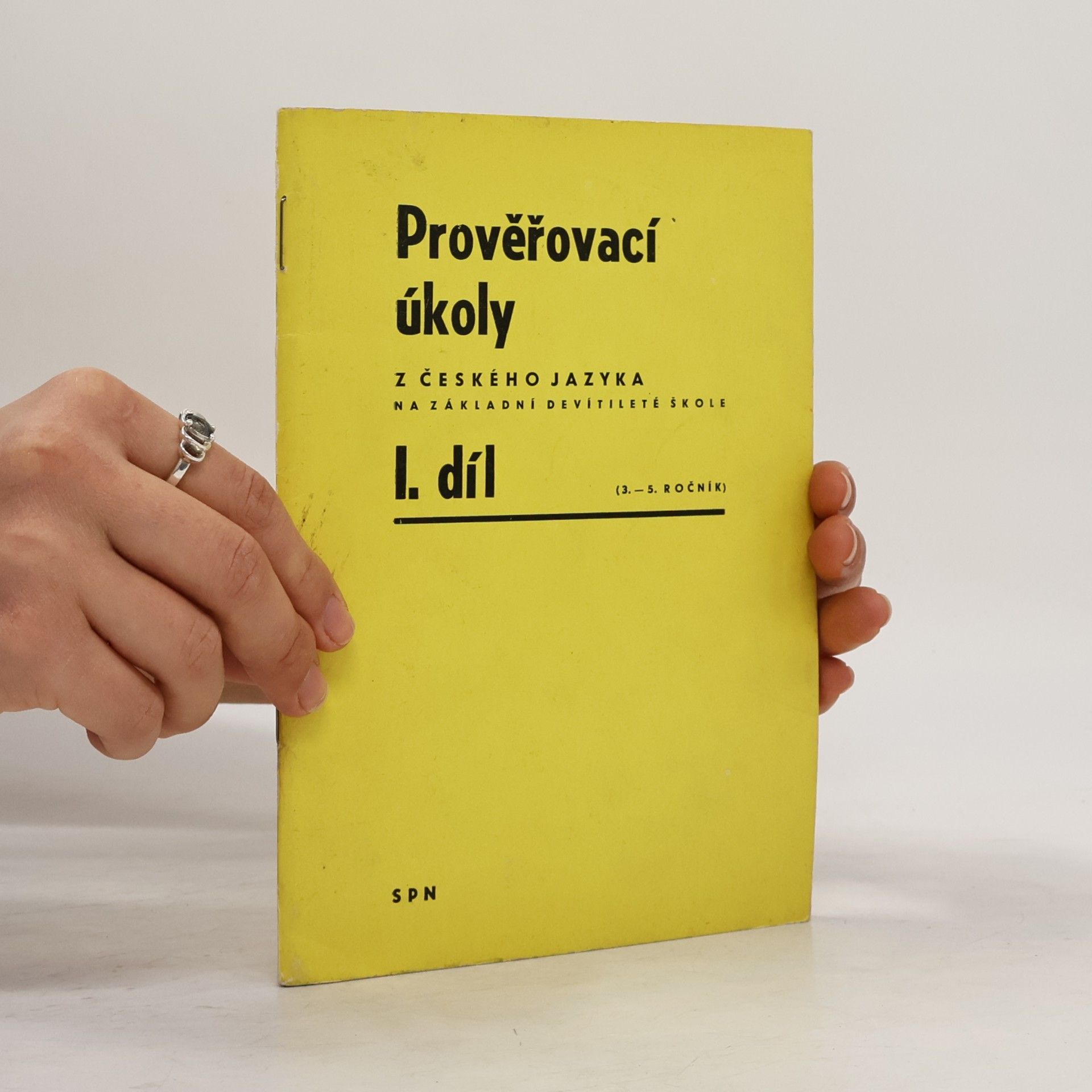 Prověřovací úkoly z českého jazyka I. díl