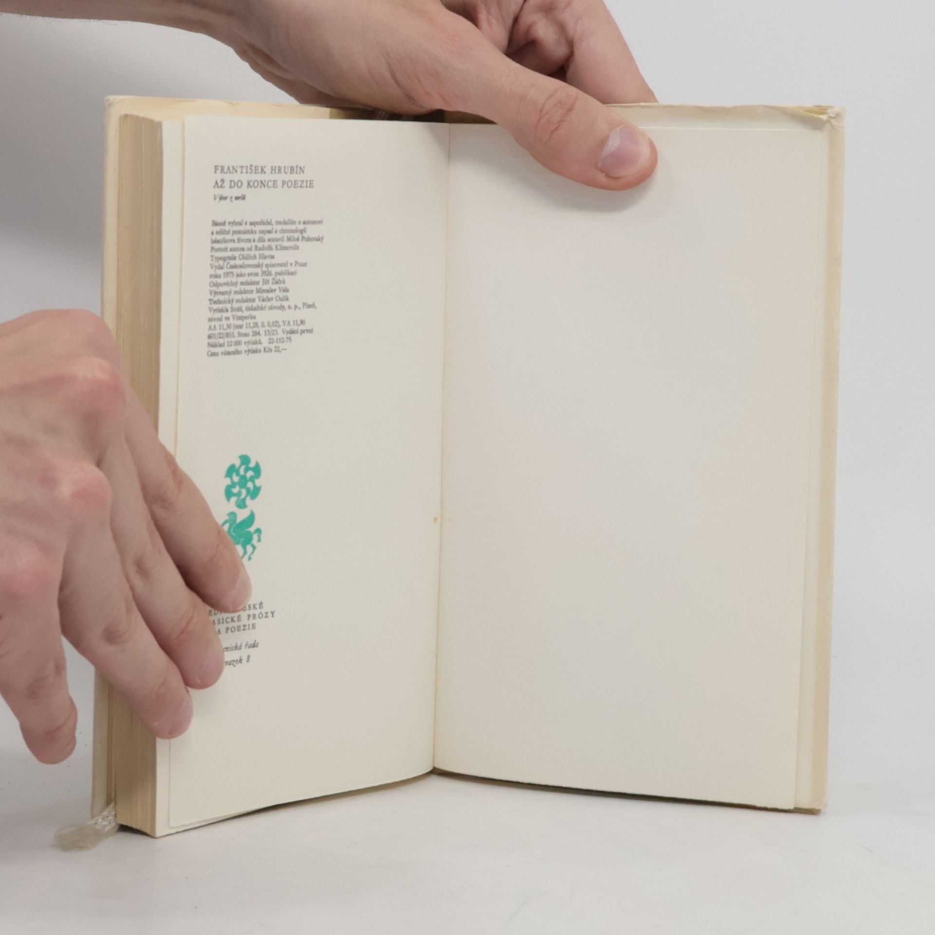 František Hrubín Až do konce poezie