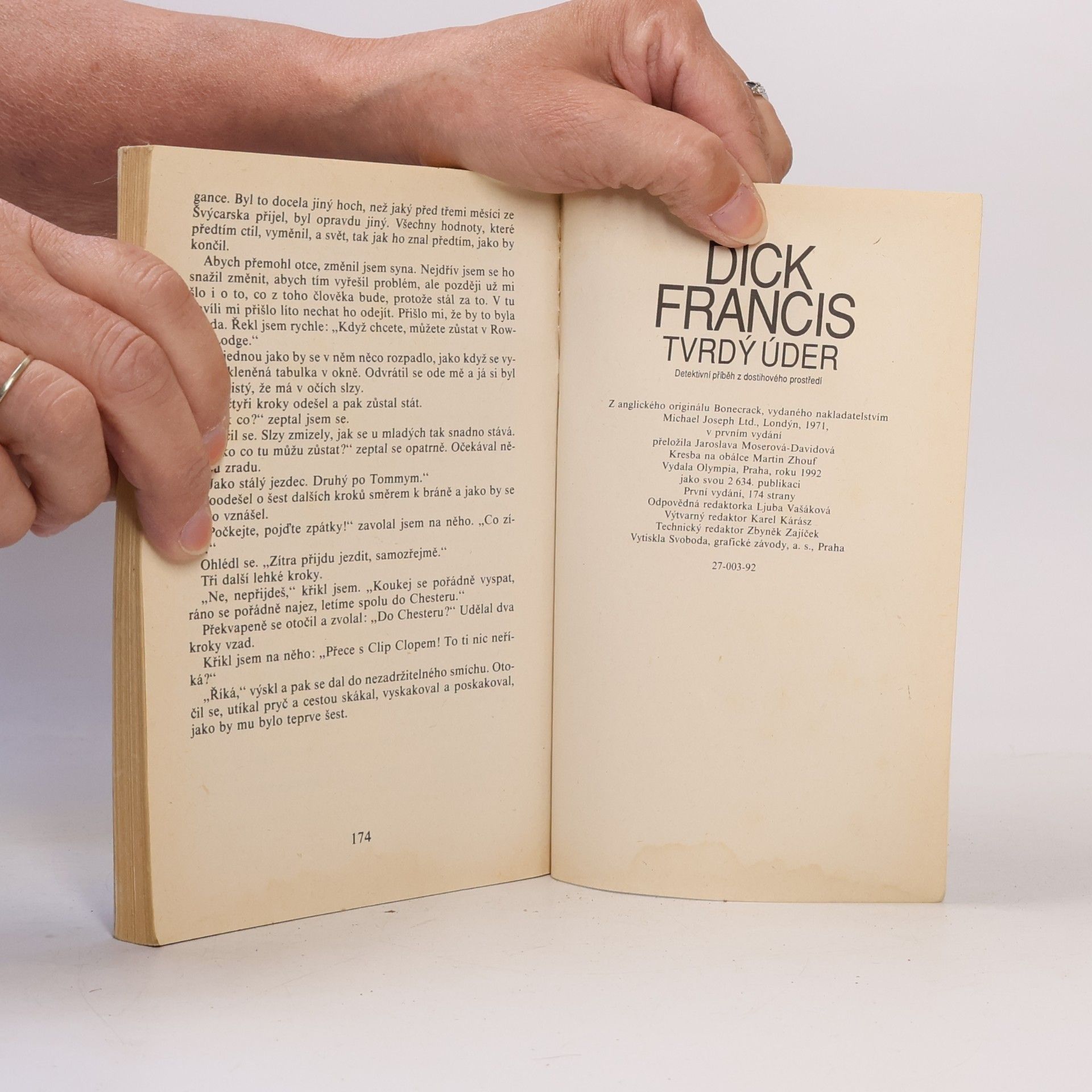 Dick Francis Tvrdý úder