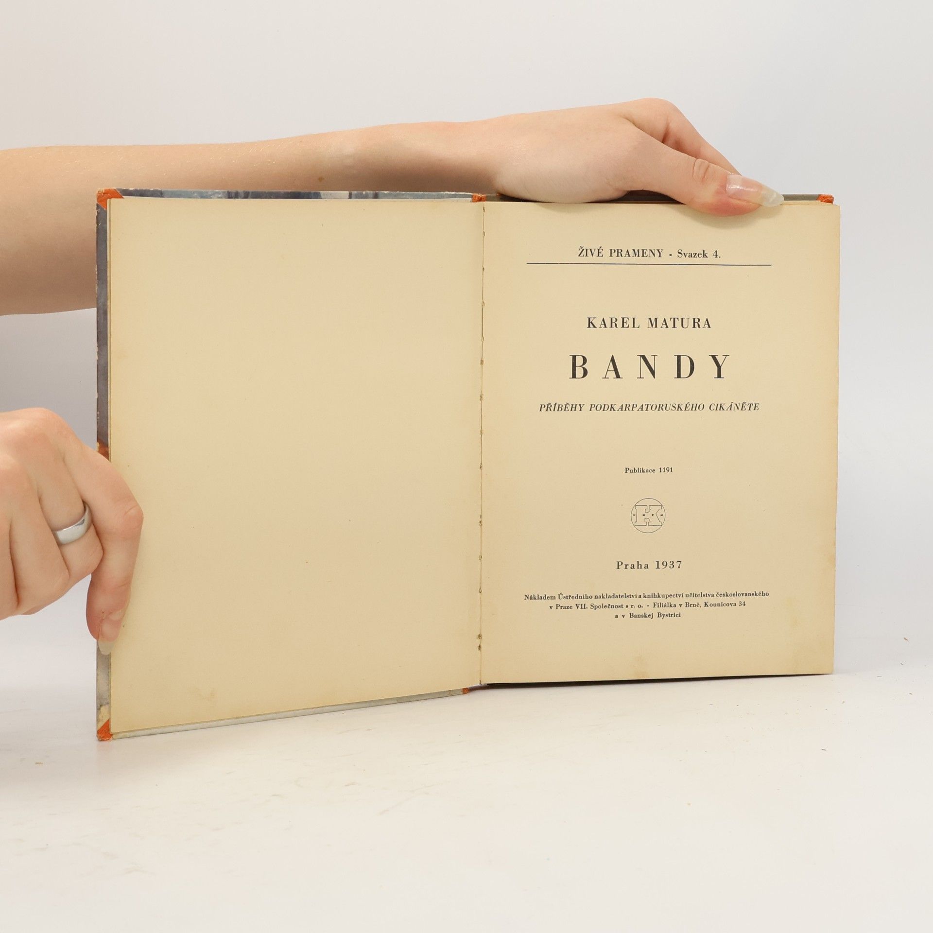 Karel Matura Bandy. Příběhy podkarpatoruského cikáněte